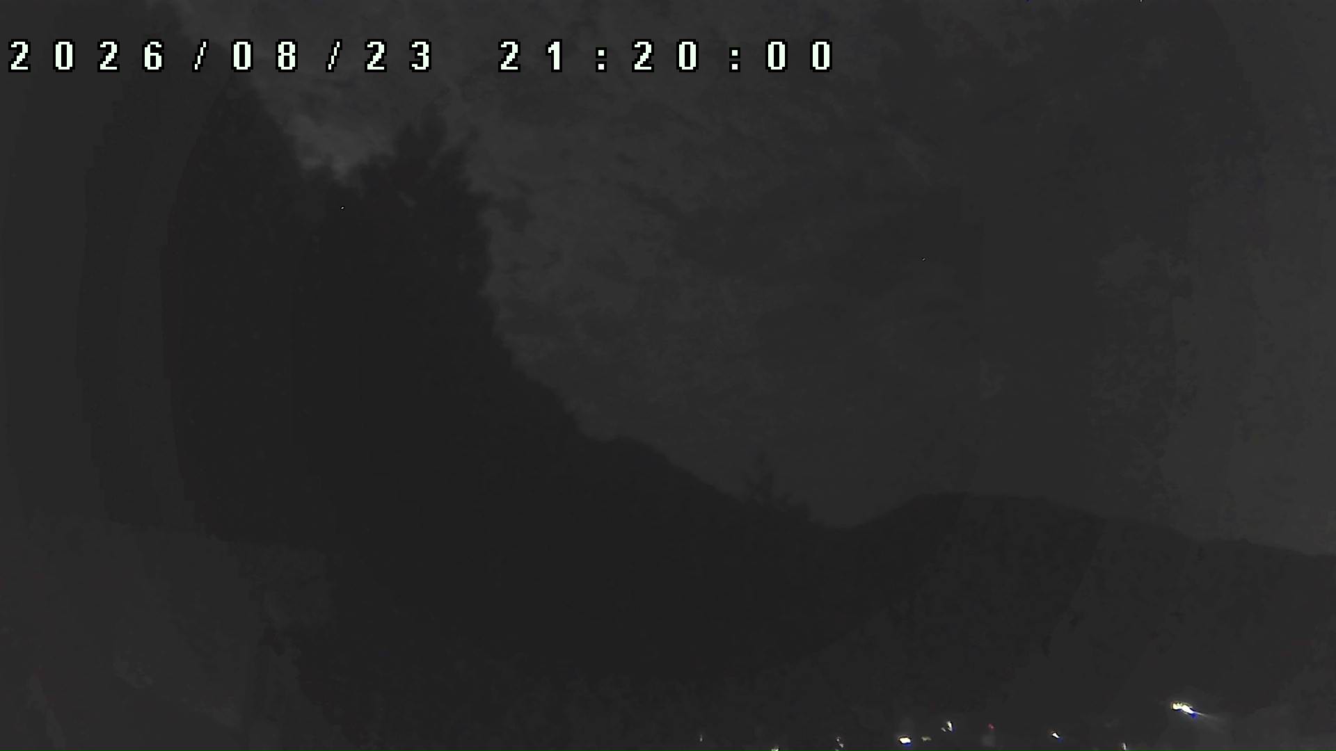 2026年8月23日 21:20ごろの金剛山登山口周辺の空