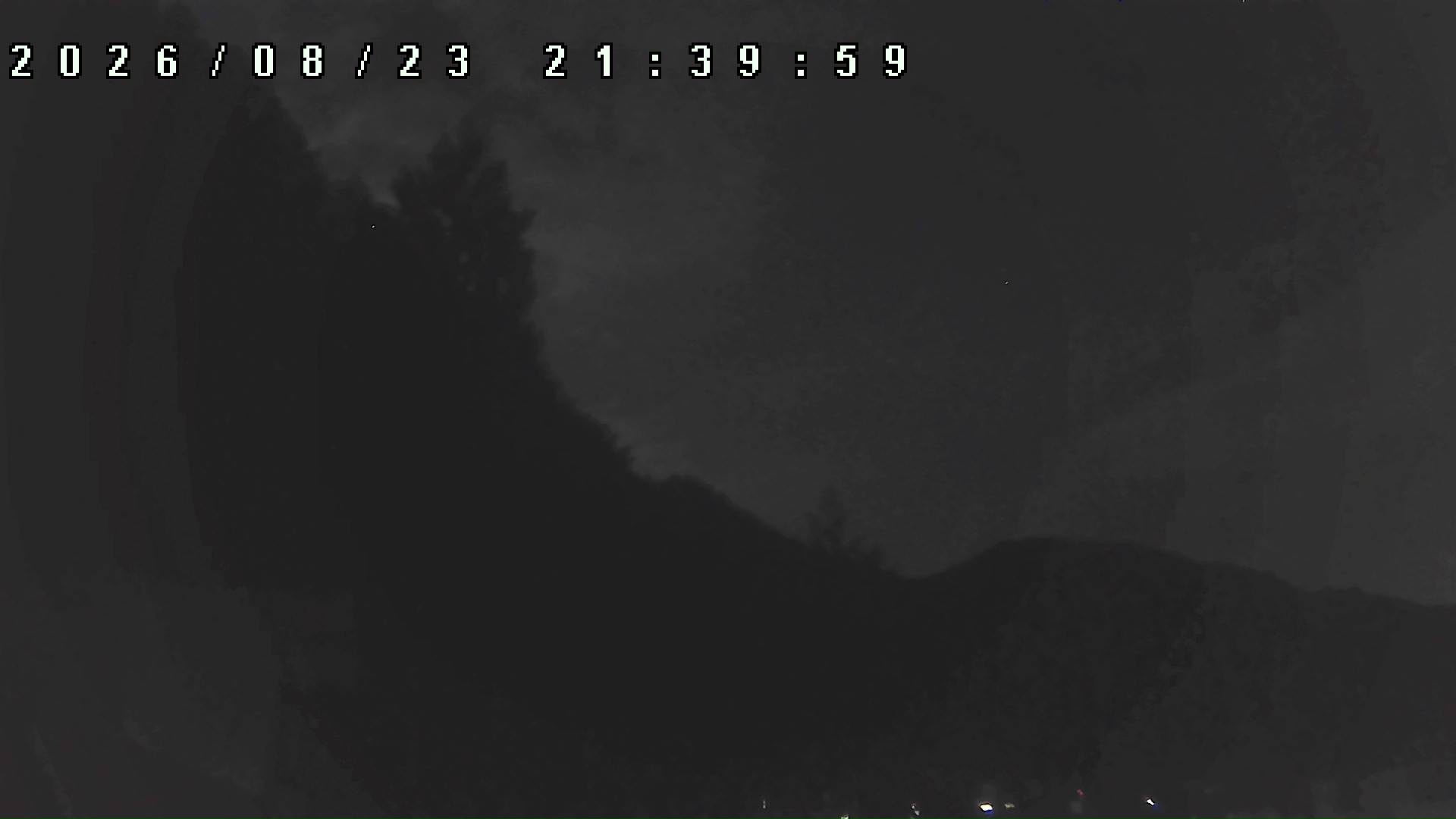 2026年8月23日 21:40ごろの金剛山登山口周辺の空