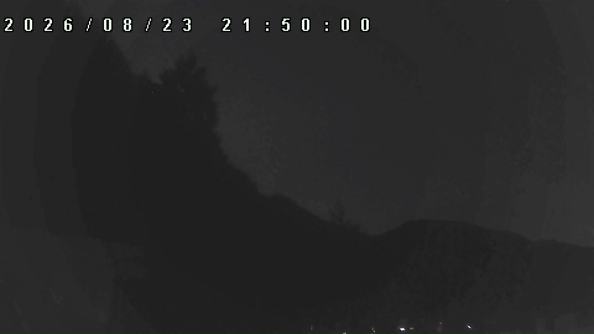 2026年8月23日 21:50ごろの金剛山登山口周辺の空