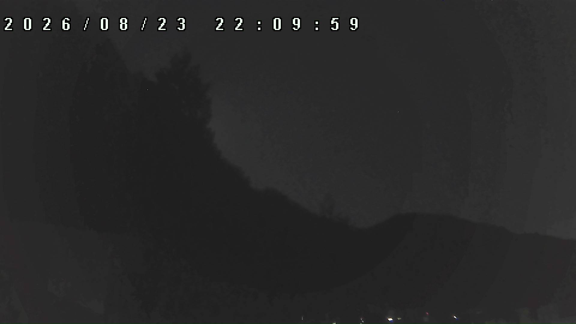 2026年8月23日 22:10ごろの金剛山登山口周辺の空