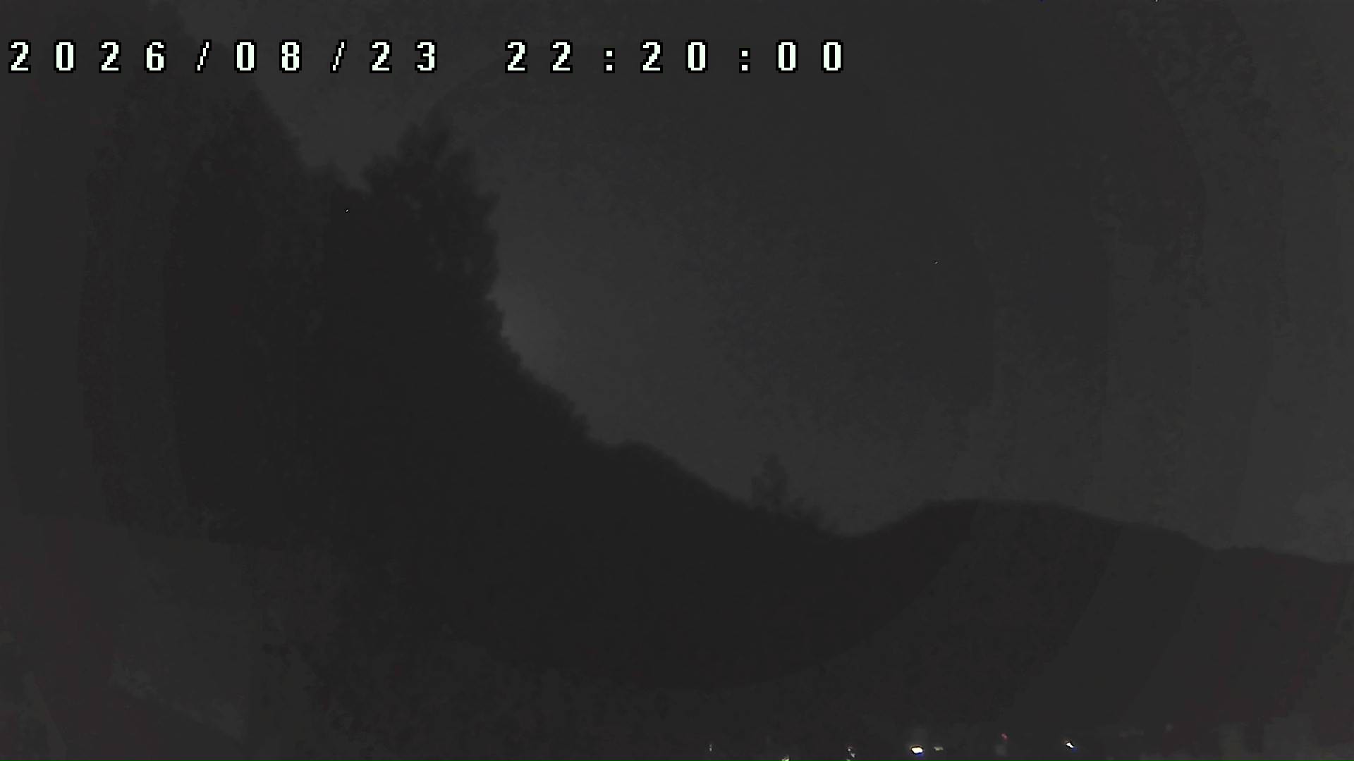 2026年8月23日 22:20ごろの金剛山登山口周辺の空