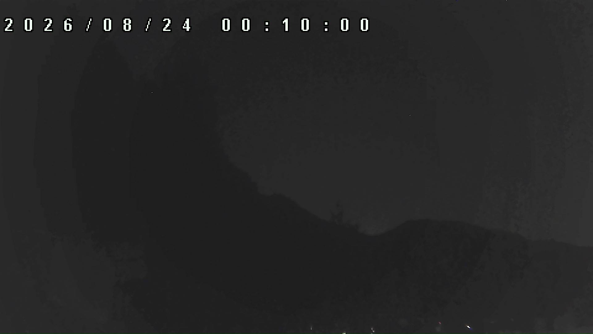 2026年8月24日 00:10ごろの金剛山登山口周辺の空