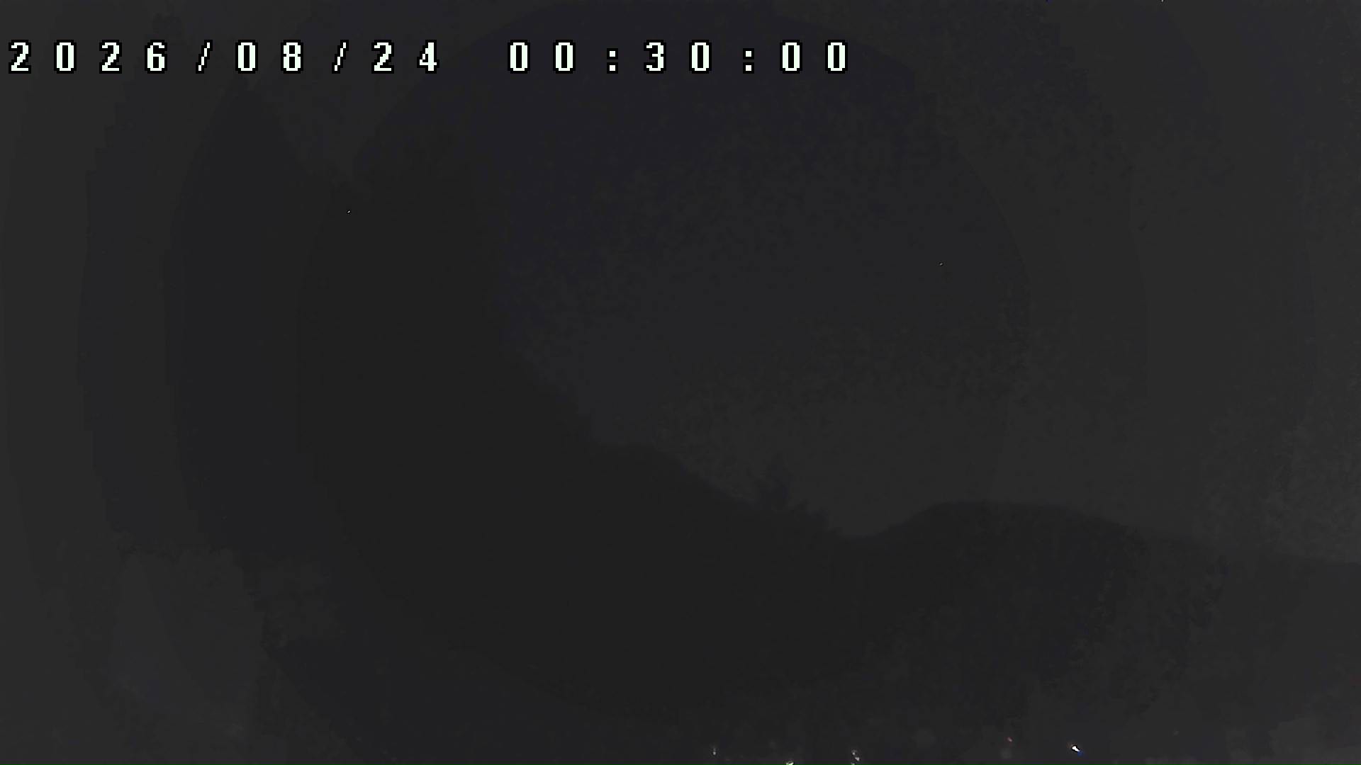 2026年8月24日 00:30ごろの金剛山登山口周辺の空
