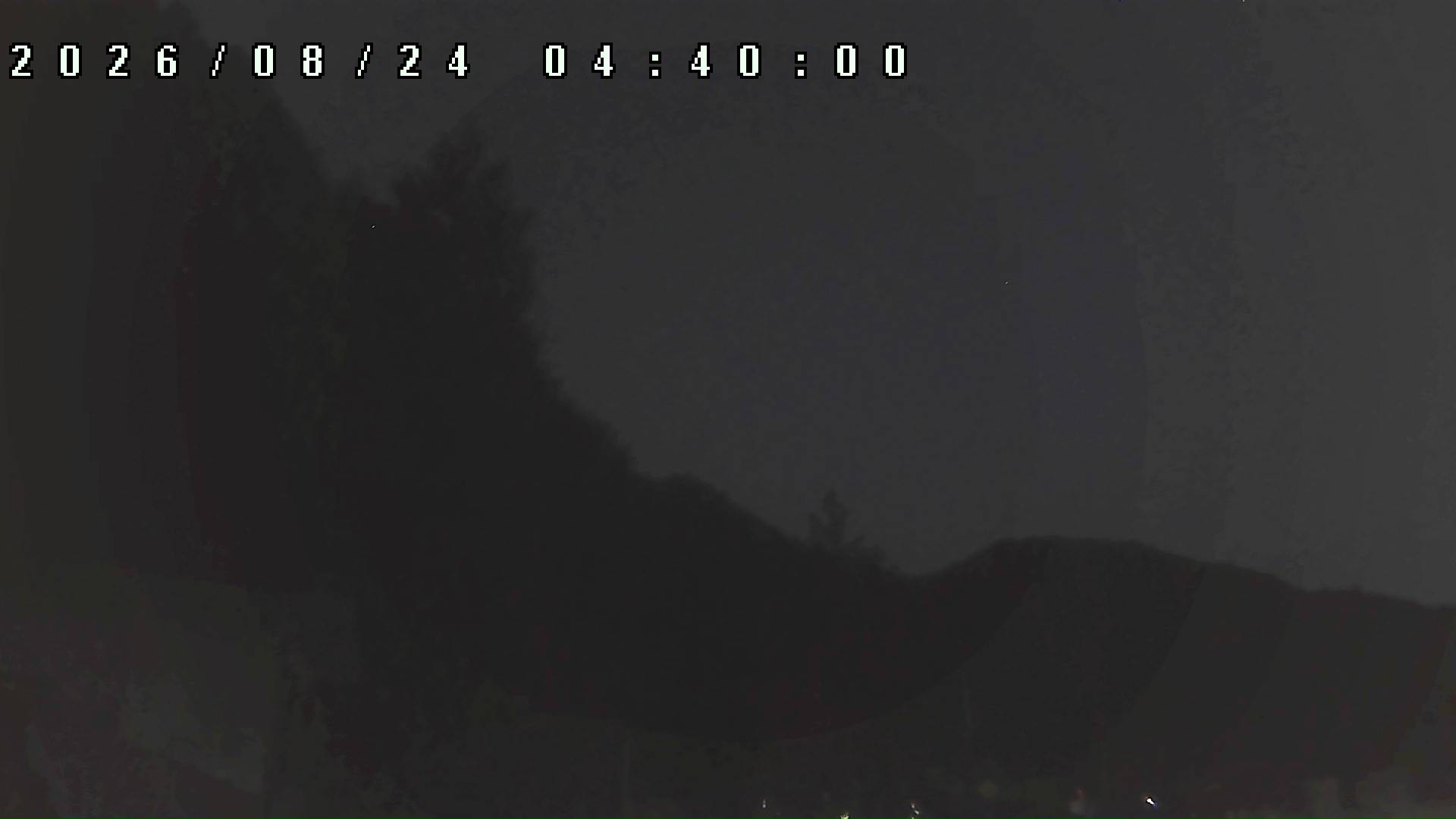 2026年8月24日 04:40ごろの金剛山登山口周辺の空