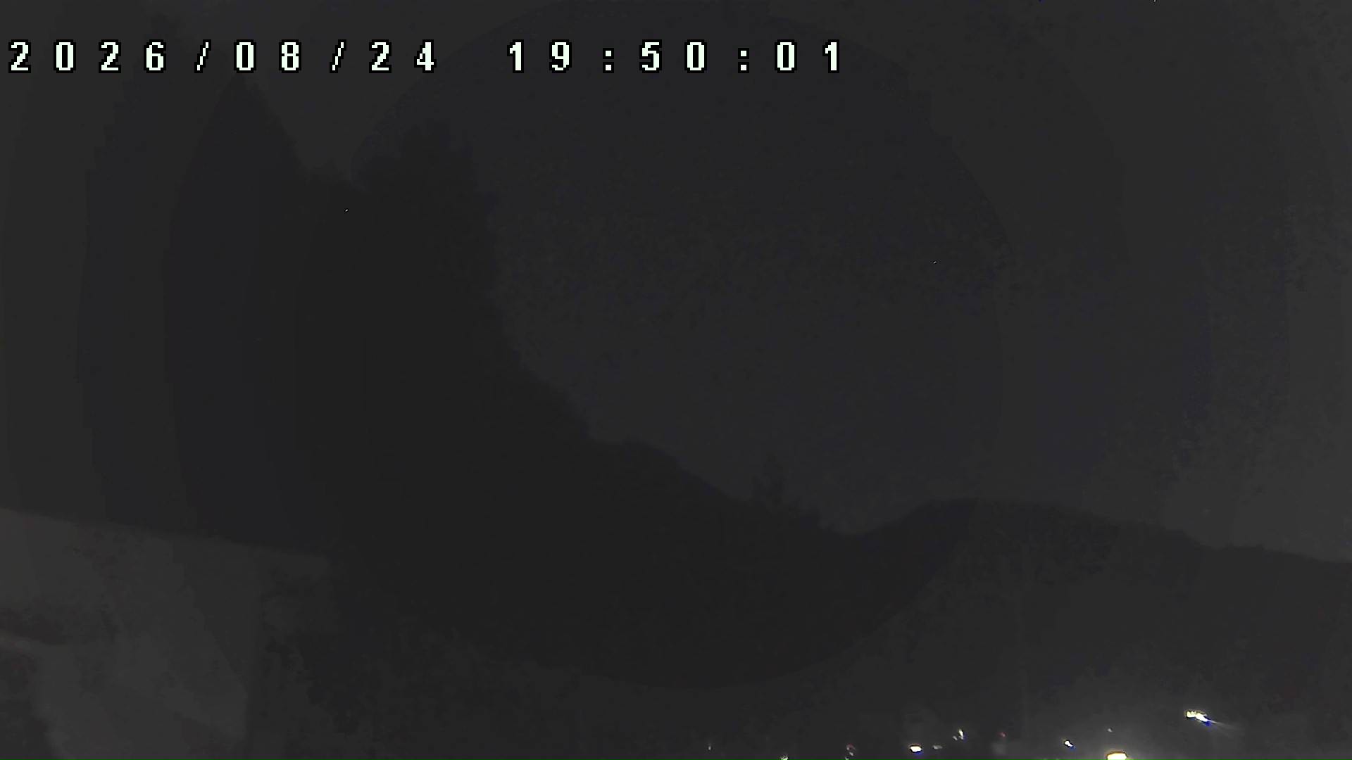 2026年8月24日 19:50ごろの金剛山登山口周辺の空