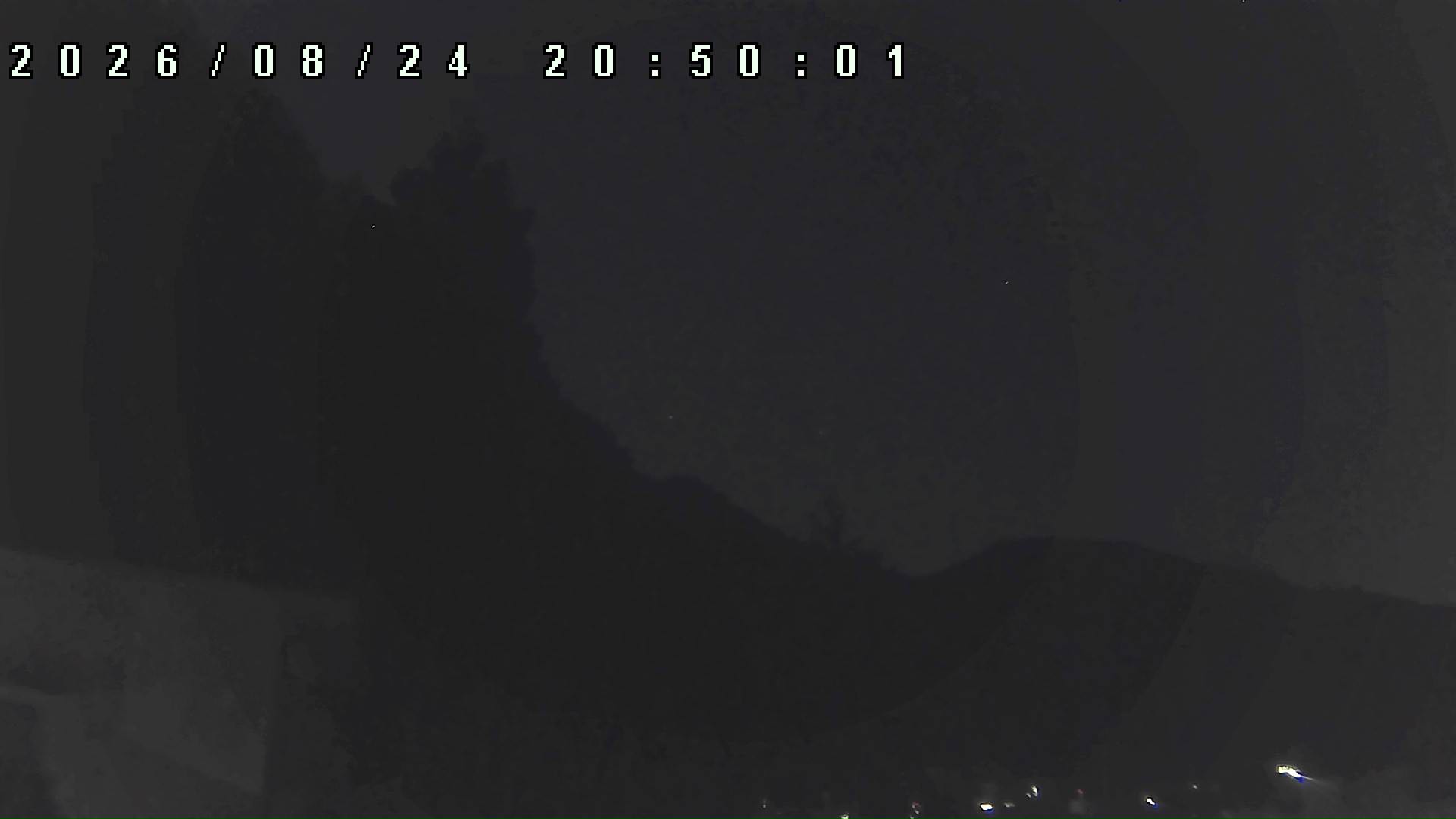 2026年8月24日 20:50ごろの金剛山登山口周辺の空