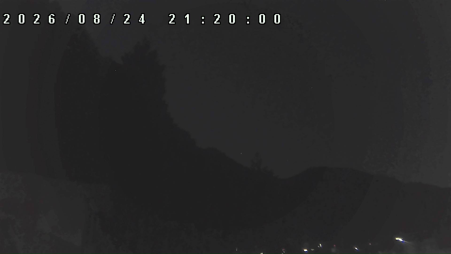 2026年8月24日 21:20ごろの金剛山登山口周辺の空