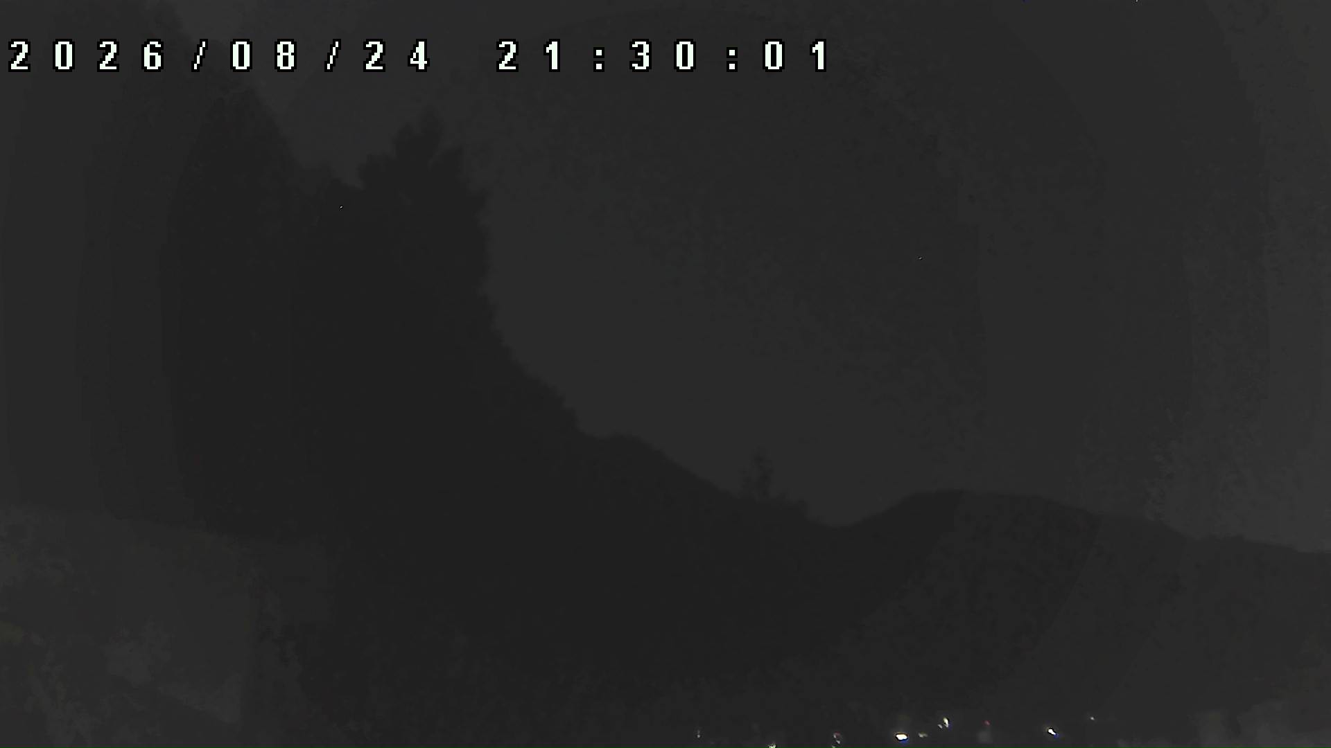 2026年8月24日 21:30ごろの金剛山登山口周辺の空