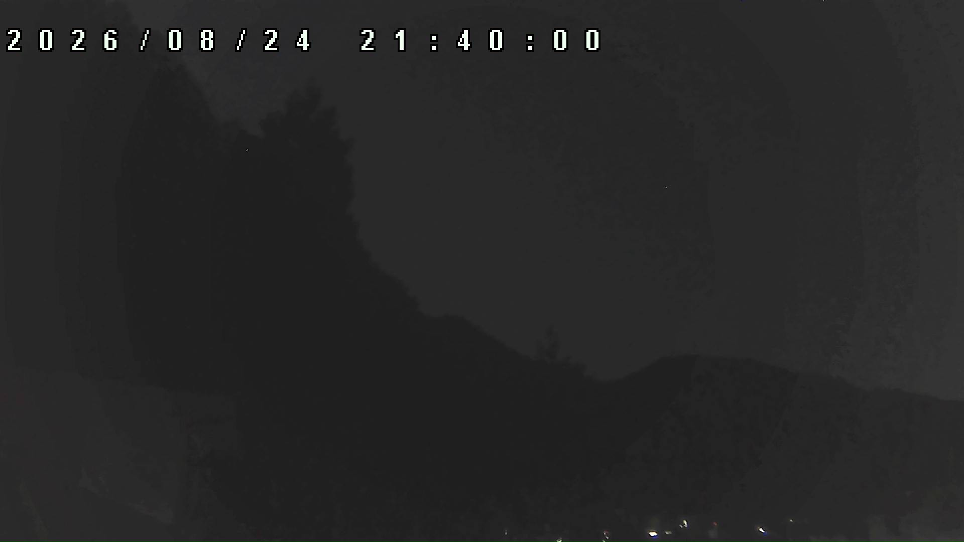 2026年8月24日 21:40ごろの金剛山登山口周辺の空