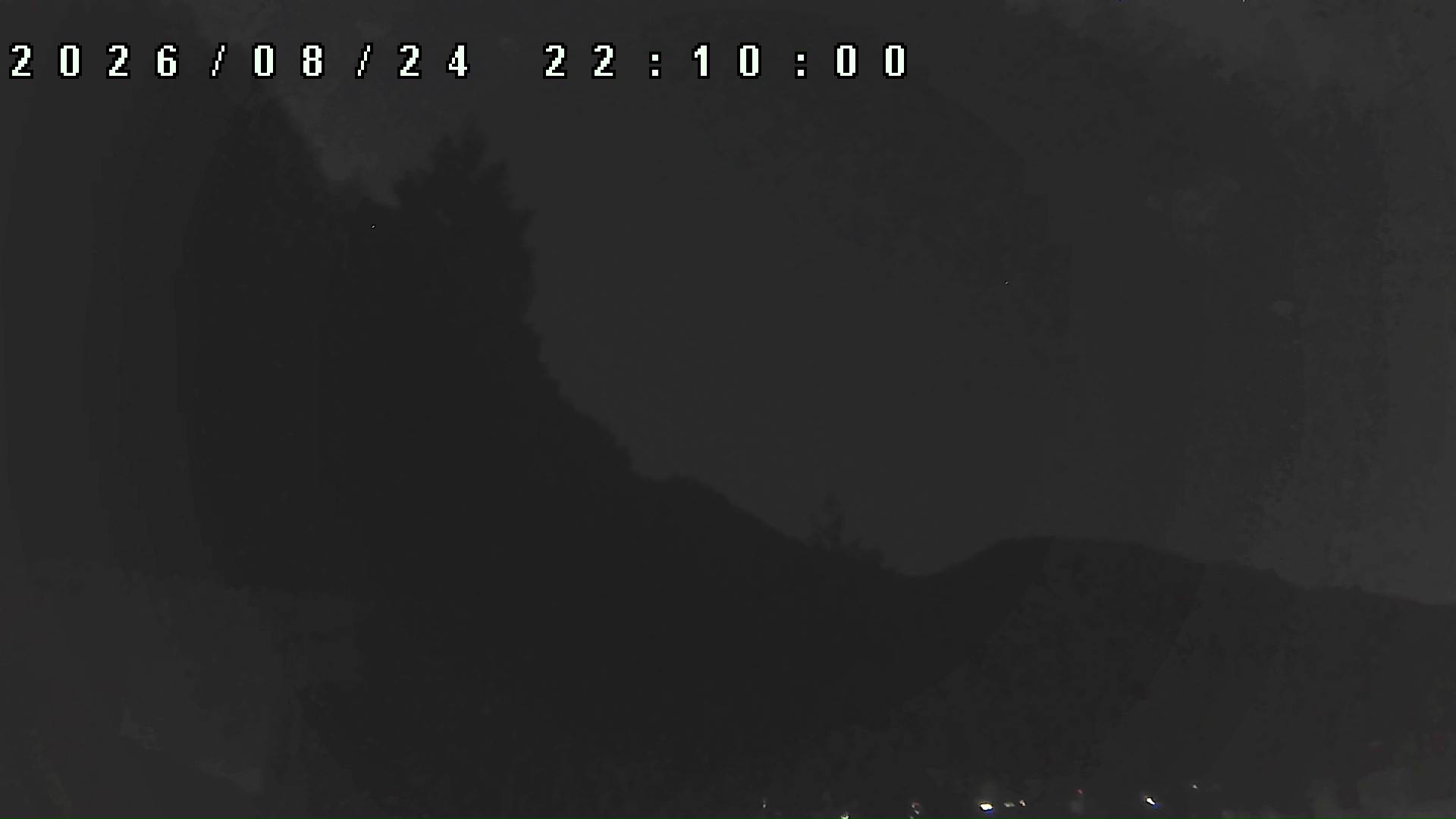 2026年8月24日 22:10ごろの金剛山登山口周辺の空