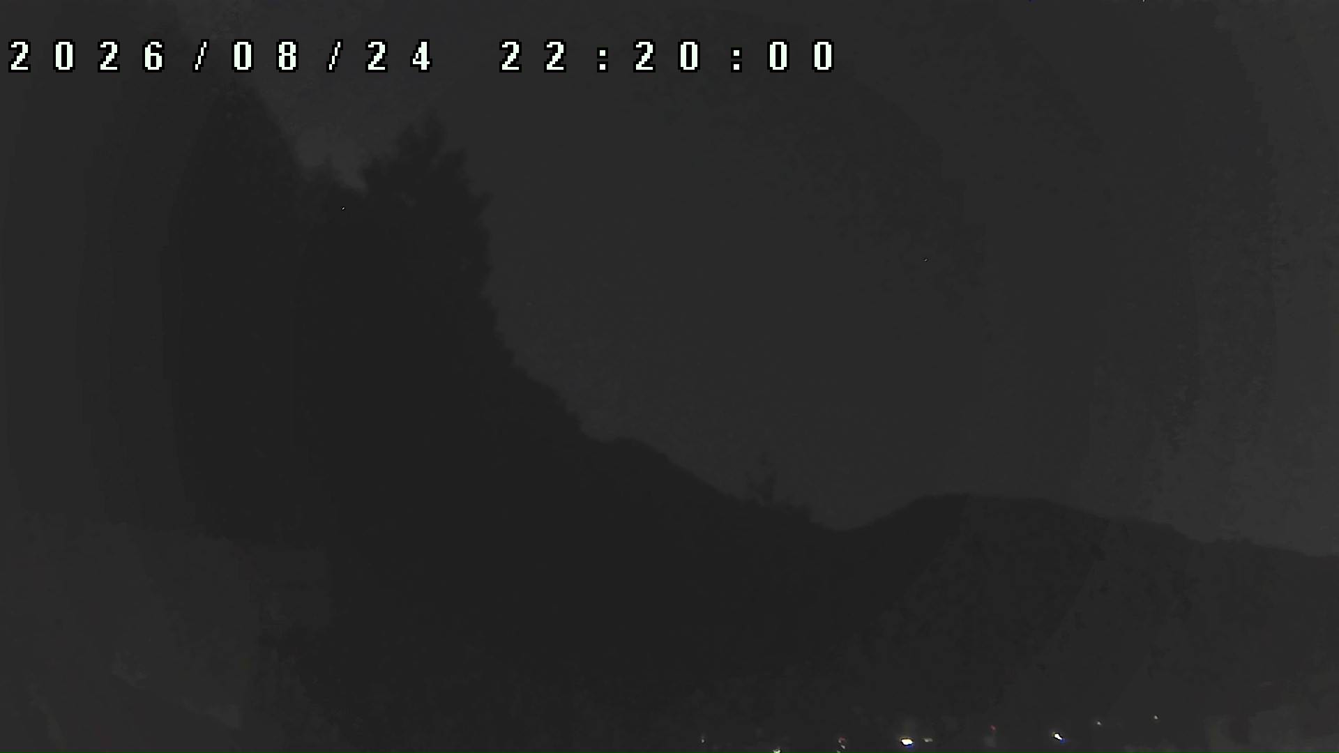 2026年8月24日 22:20ごろの金剛山登山口周辺の空