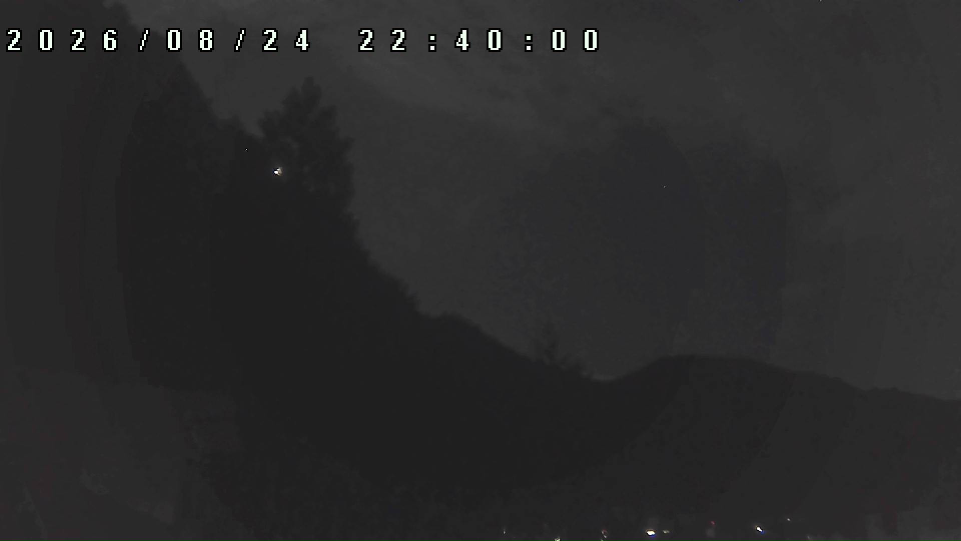 2026年8月24日 22:40ごろの金剛山登山口周辺の空