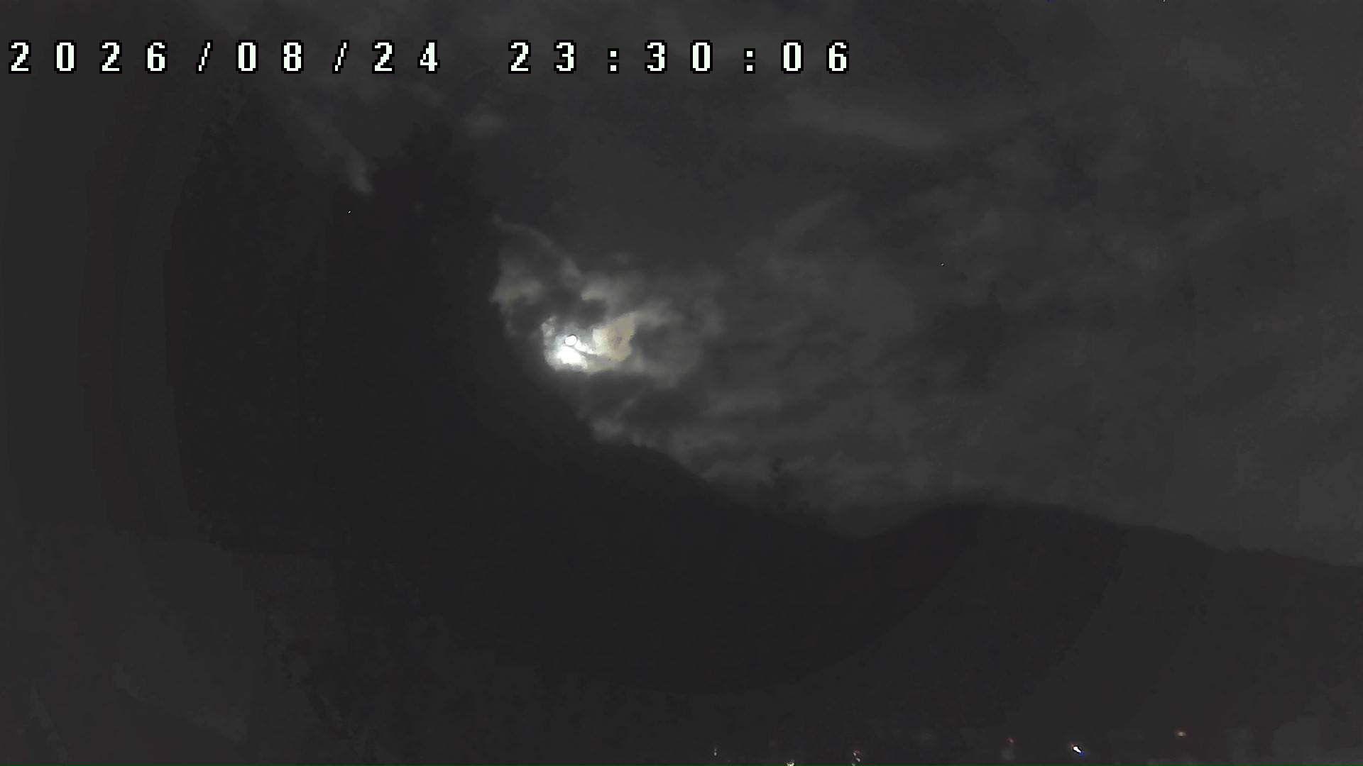 2026年8月24日 23:30ごろの金剛山登山口周辺の空