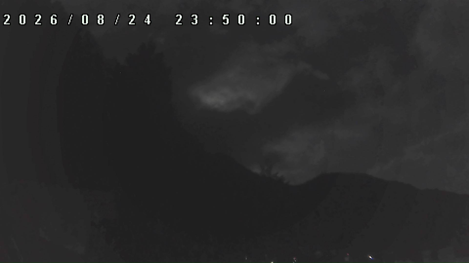 2026年8月24日 23:50ごろの金剛山登山口周辺の空