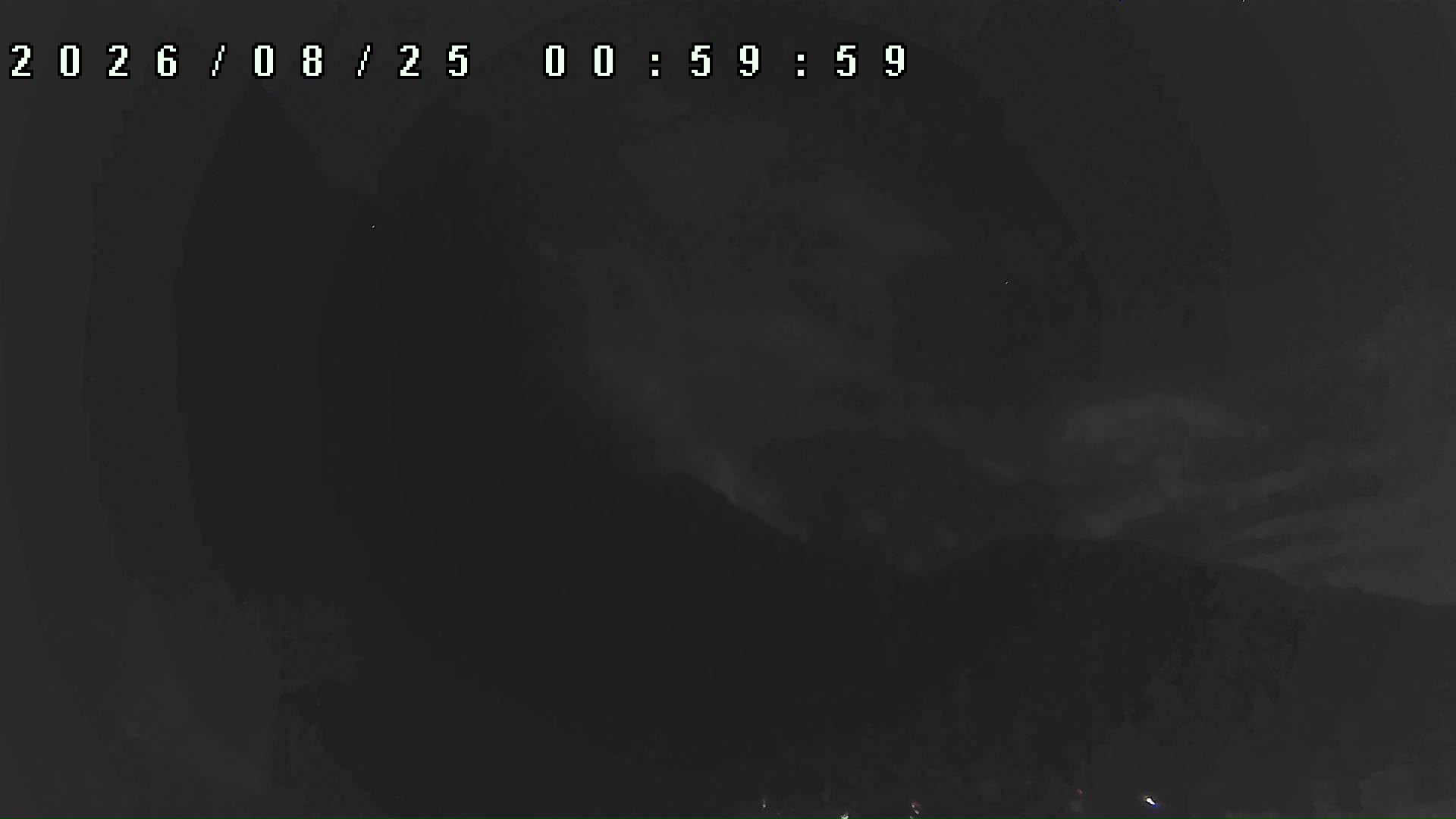 2026年8月25日 01:00ごろの金剛山登山口周辺の空