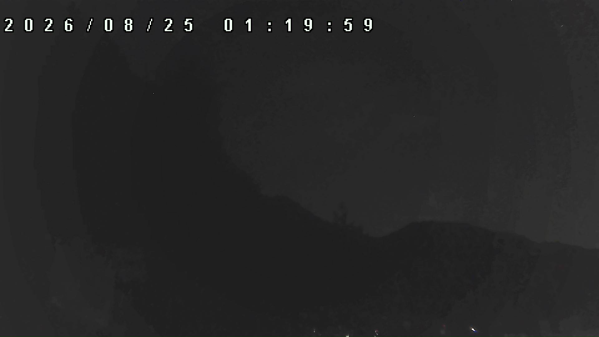 2026年8月25日 01:20ごろの金剛山登山口周辺の空