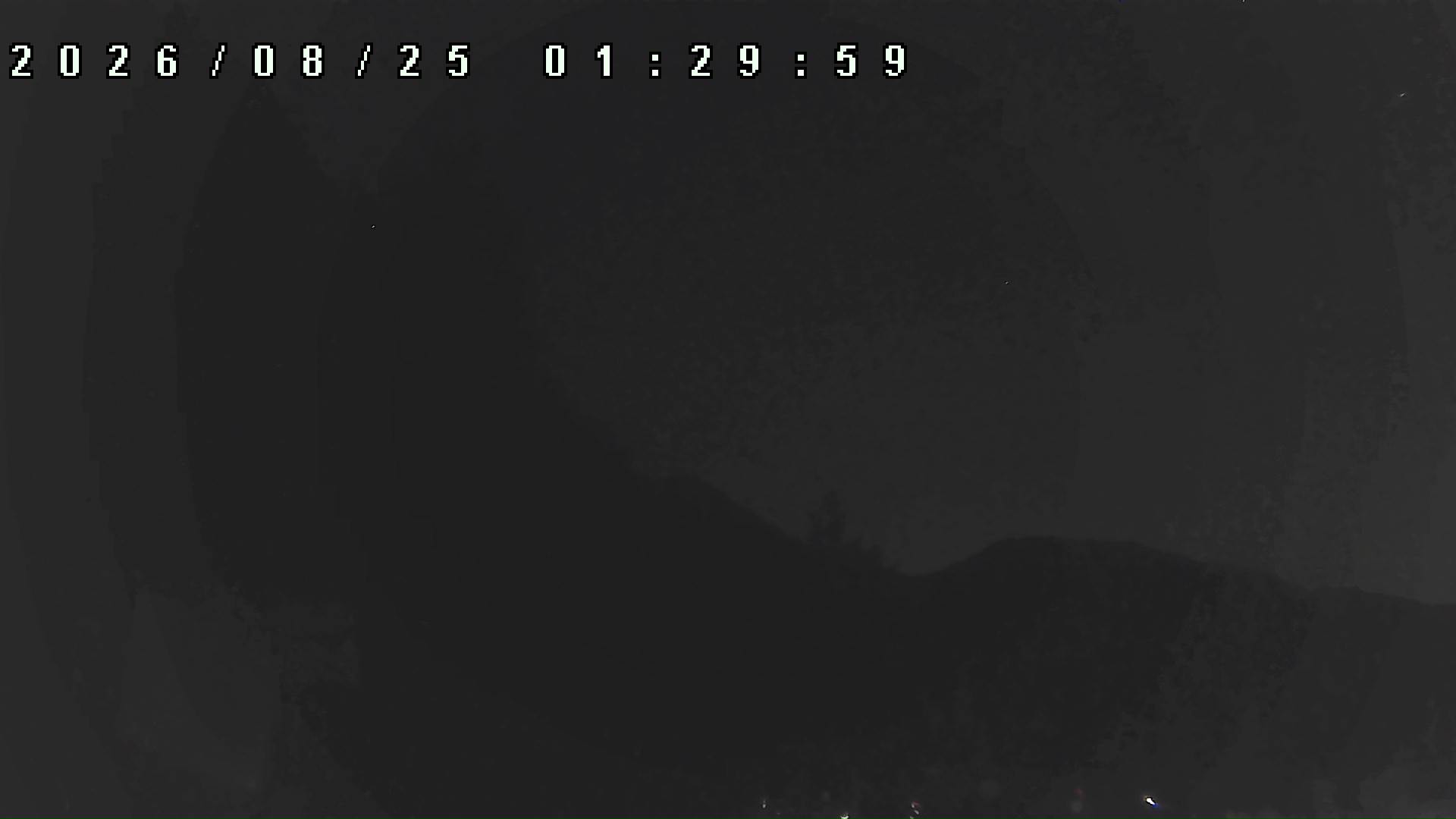 2026年8月25日 01:30ごろの金剛山登山口周辺の空