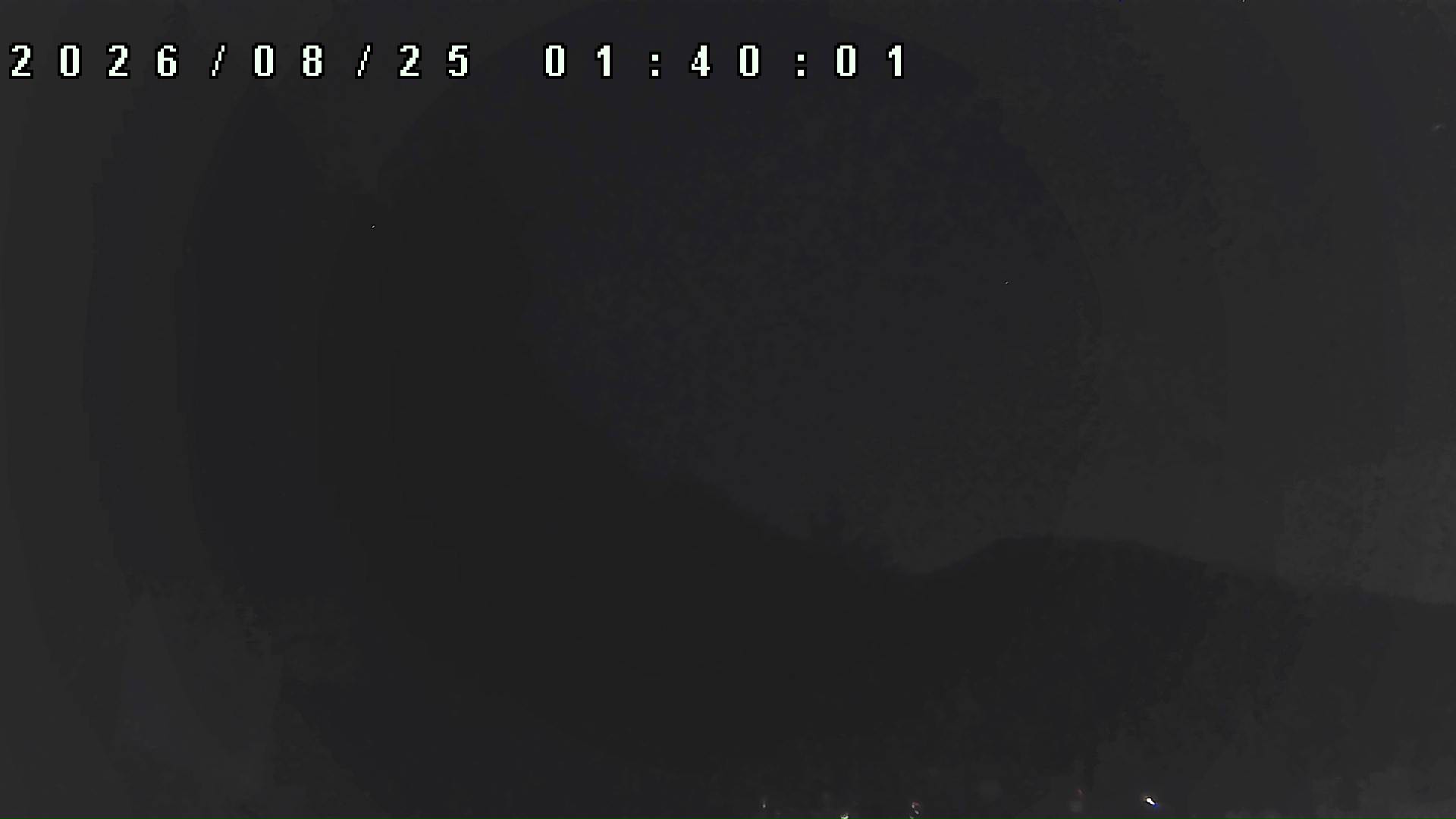 2026年8月25日 01:40ごろの金剛山登山口周辺の空