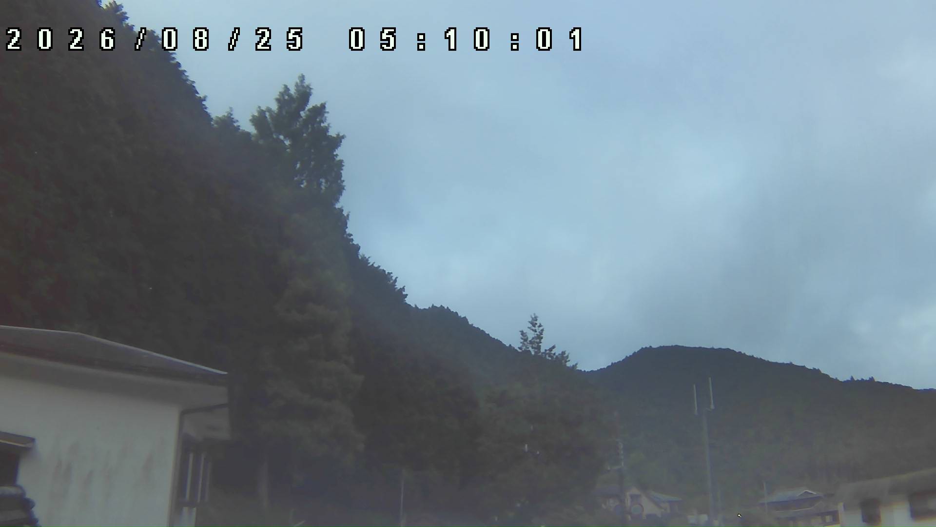 2026年8月25日 05:10ごろの金剛山登山口周辺の空
