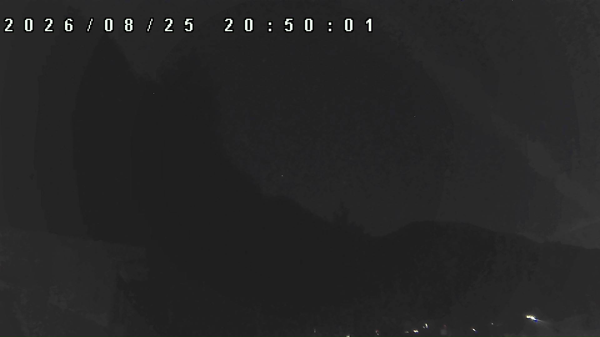 2026年8月25日 20:50ごろの金剛山登山口周辺の空