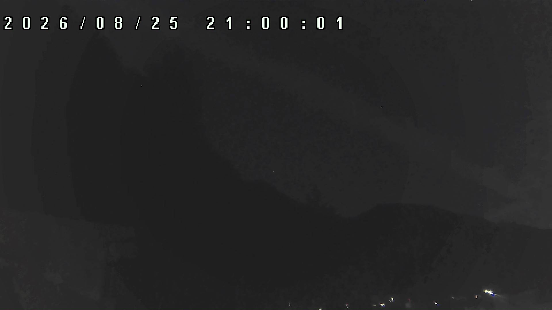 2026年8月25日 21:00ごろの金剛山登山口周辺の空