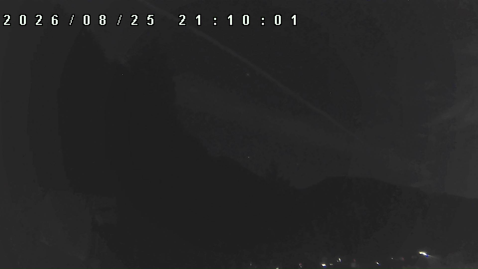 2026年8月25日 21:10ごろの金剛山登山口周辺の空
