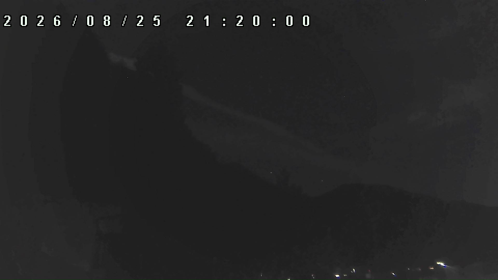 2026年8月25日 21:20ごろの金剛山登山口周辺の空