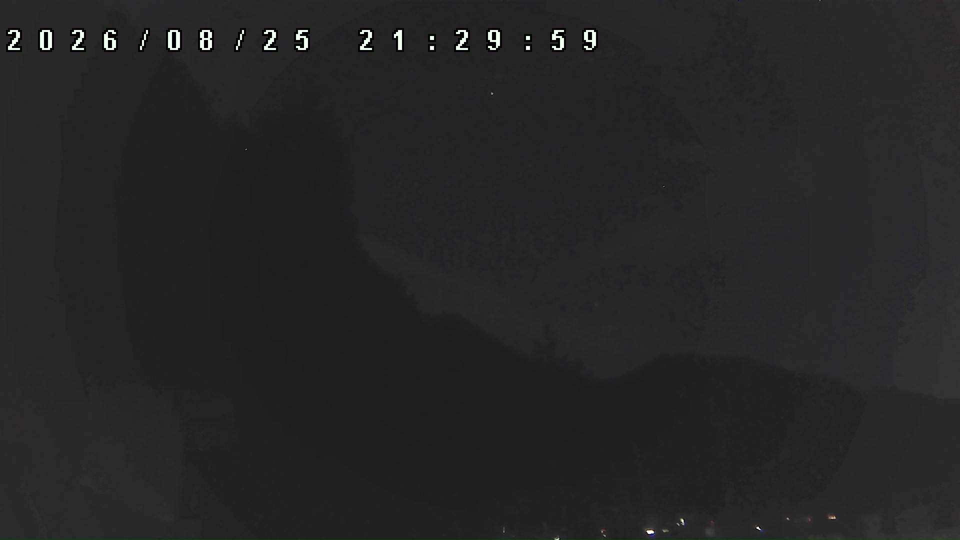 2026年8月25日 21:30ごろの金剛山登山口周辺の空