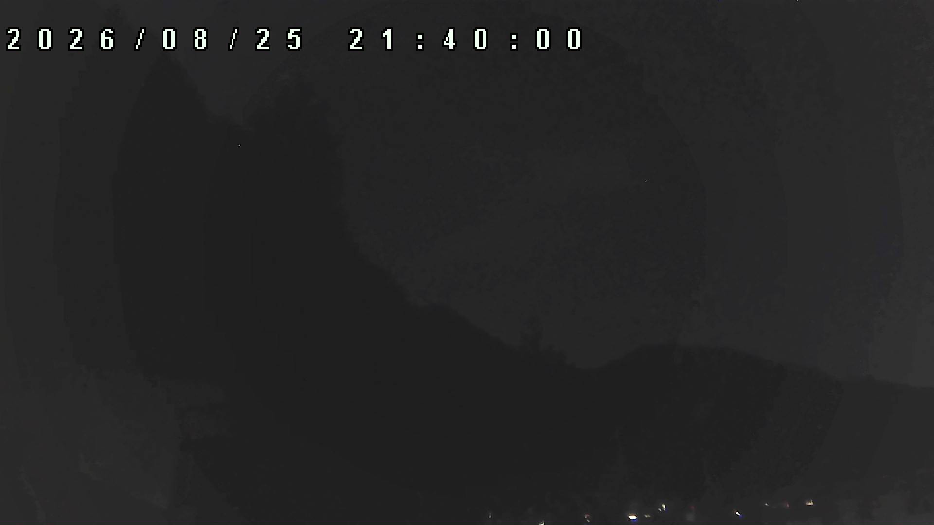 2026年8月25日 21:40ごろの金剛山登山口周辺の空