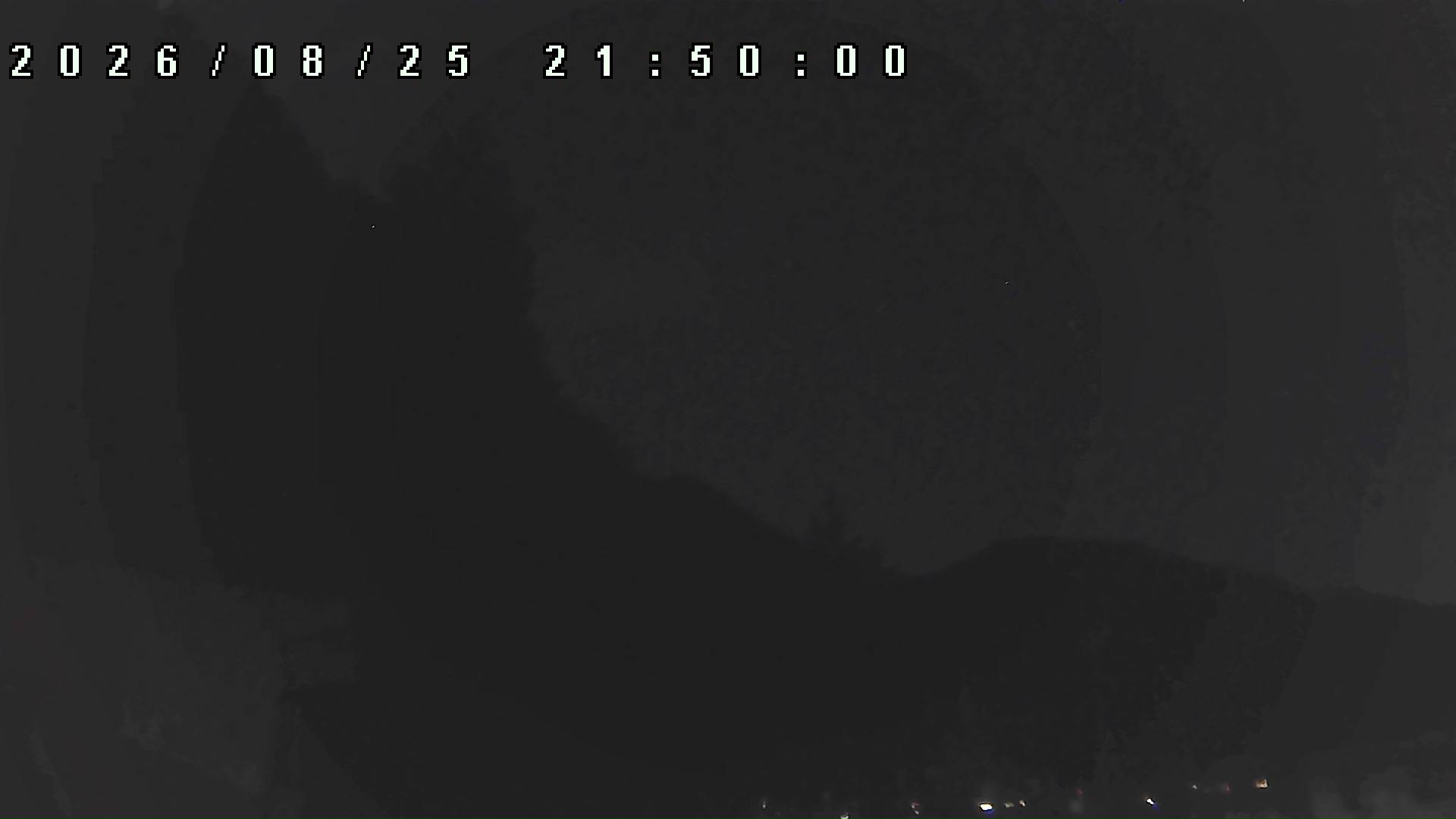 2026年8月25日 21:50ごろの金剛山登山口周辺の空