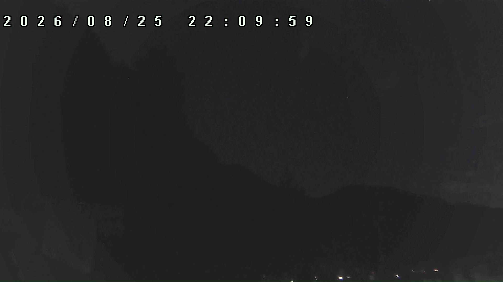 2026年8月25日 22:10ごろの金剛山登山口周辺の空
