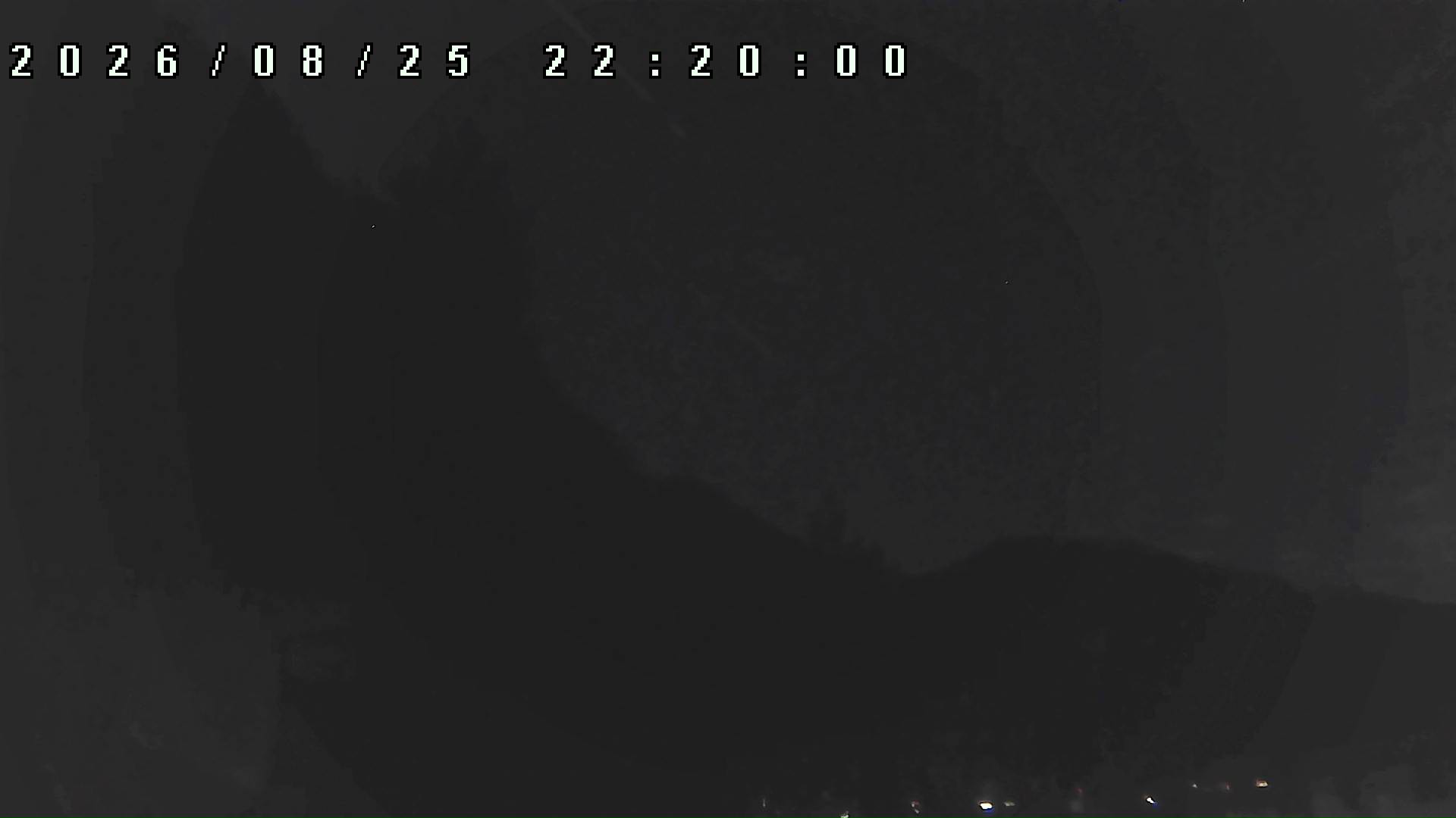 2026年8月25日 22:20ごろの金剛山登山口周辺の空