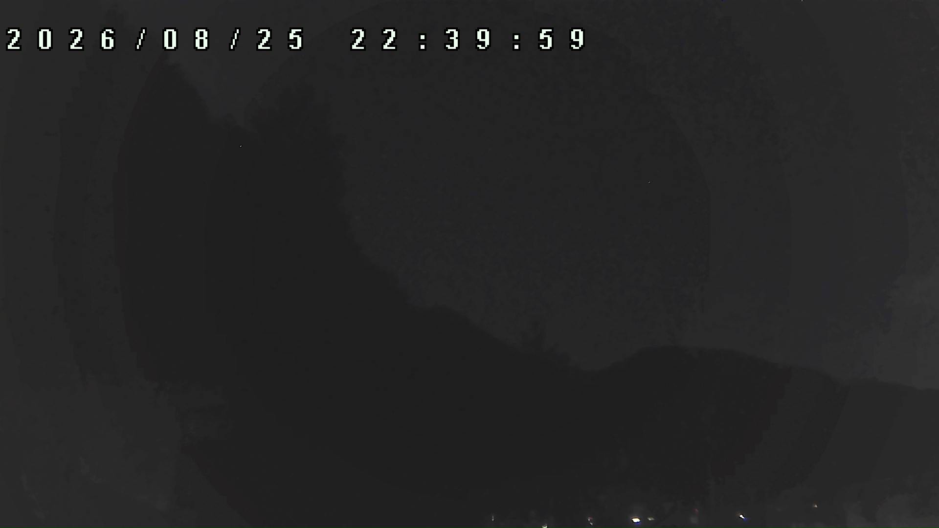 2026年8月25日 22:40ごろの金剛山登山口周辺の空