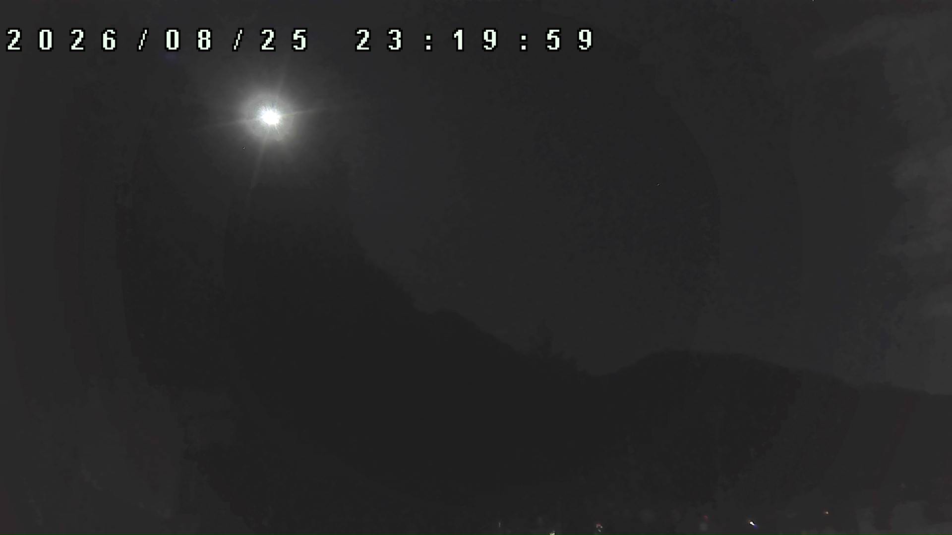 2026年8月25日 23:20ごろの金剛山登山口周辺の空