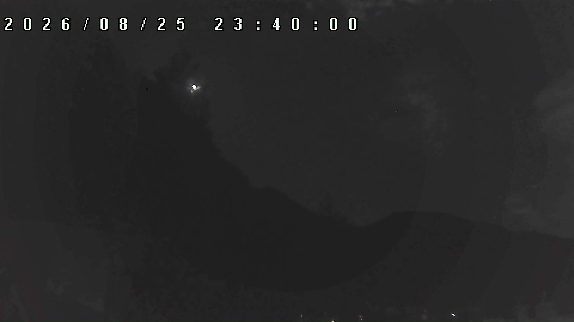 2026年8月25日 23:40ごろの金剛山登山口周辺の空