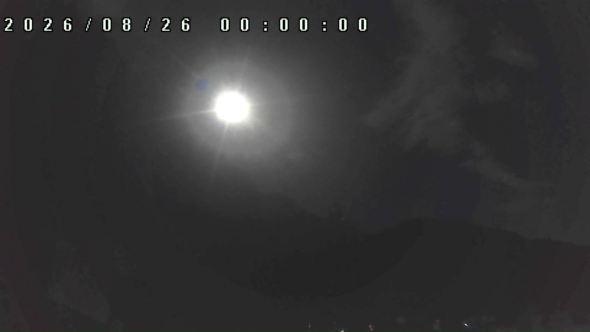 2026年8月26日 00:00ごろの金剛山登山口周辺の空
