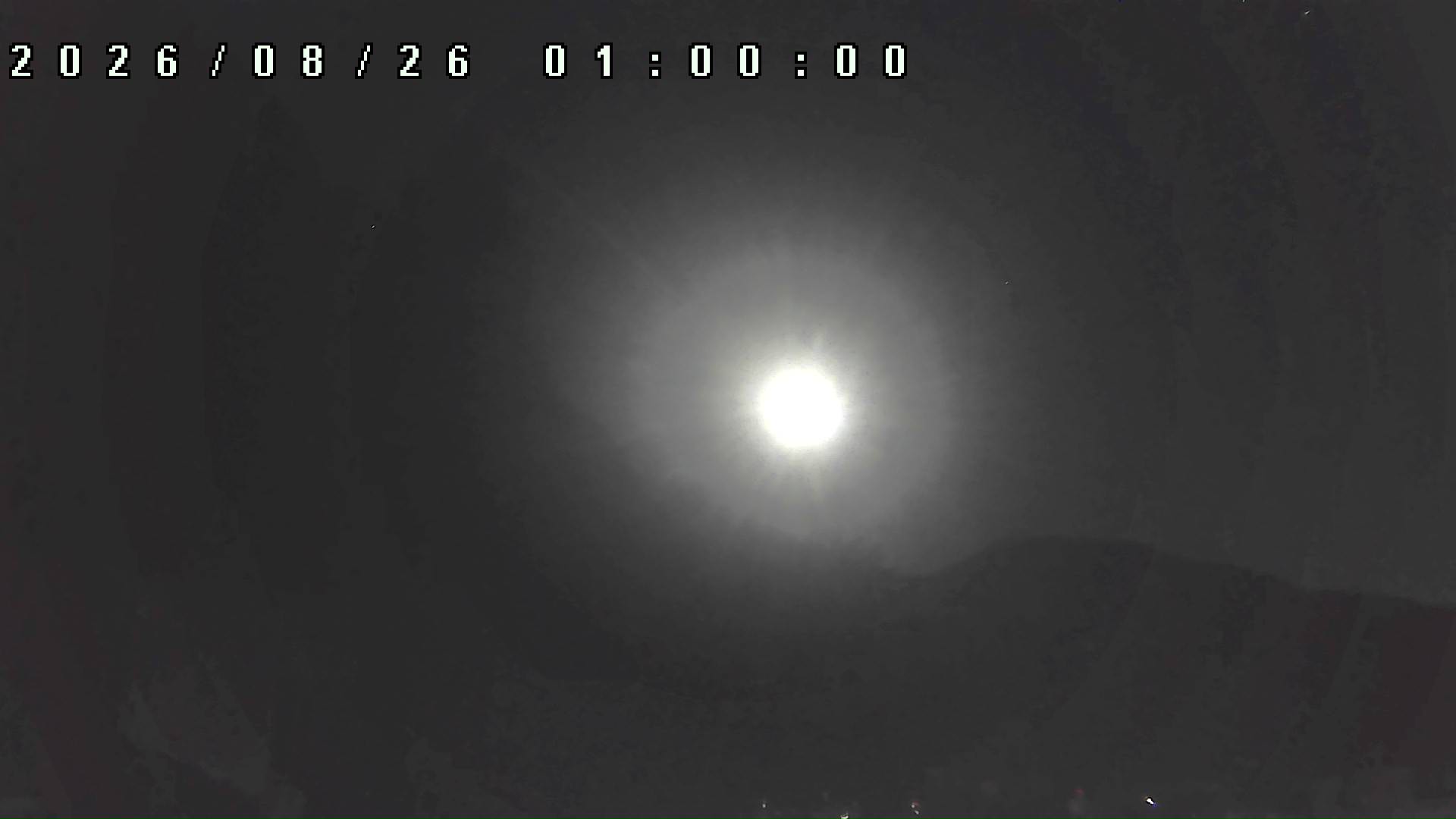 2026年8月26日 01:00ごろの金剛山登山口周辺の空