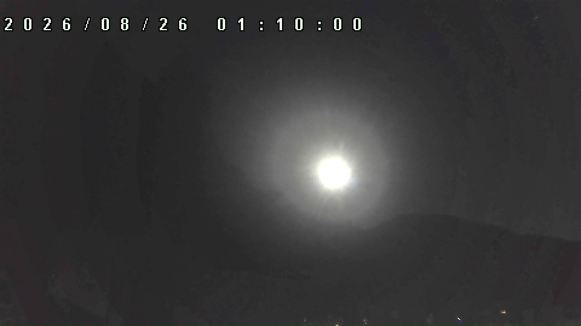 2026年8月26日 01:10ごろの金剛山登山口周辺の空