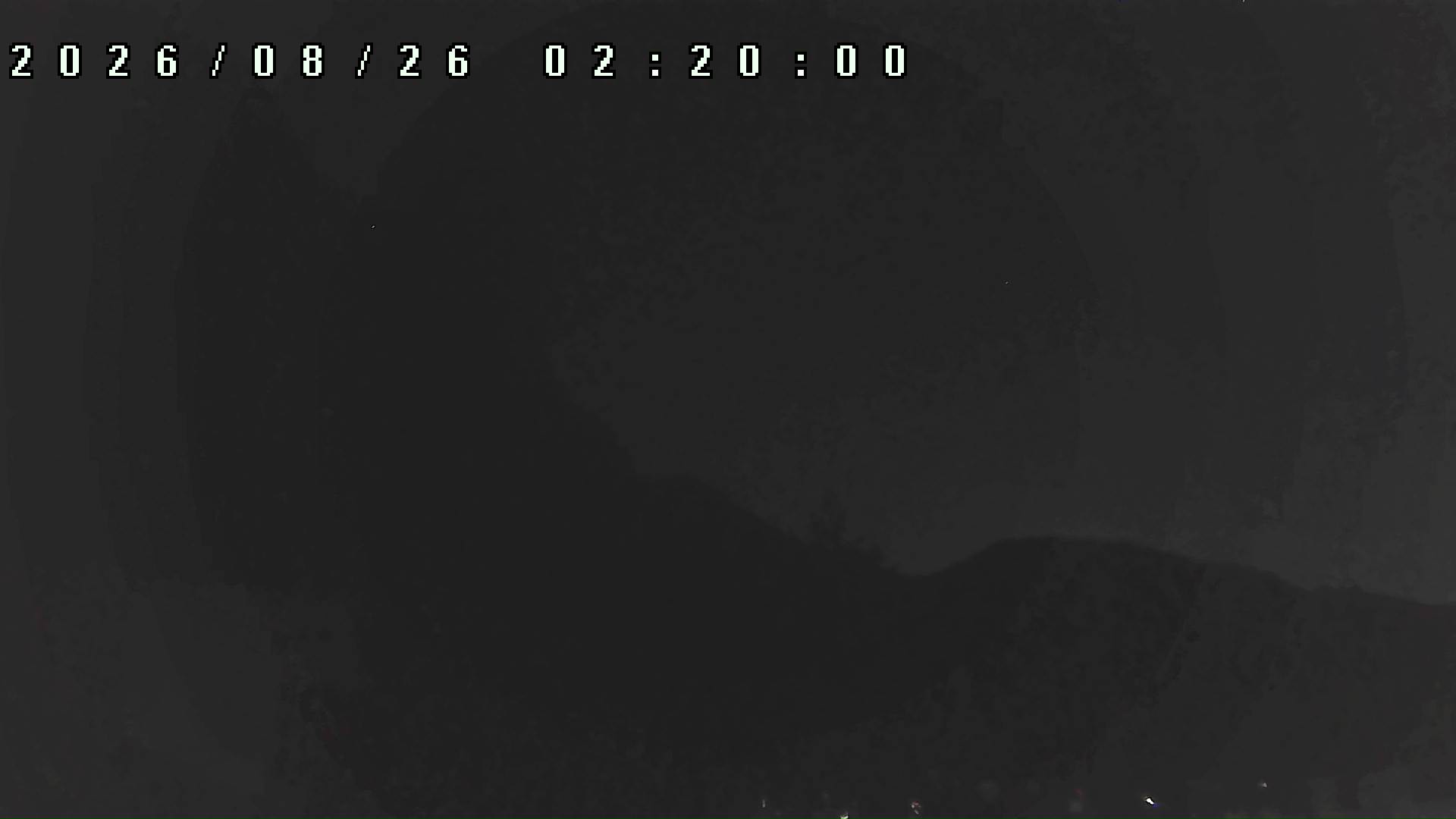 2026年8月26日 02:20ごろの金剛山登山口周辺の空