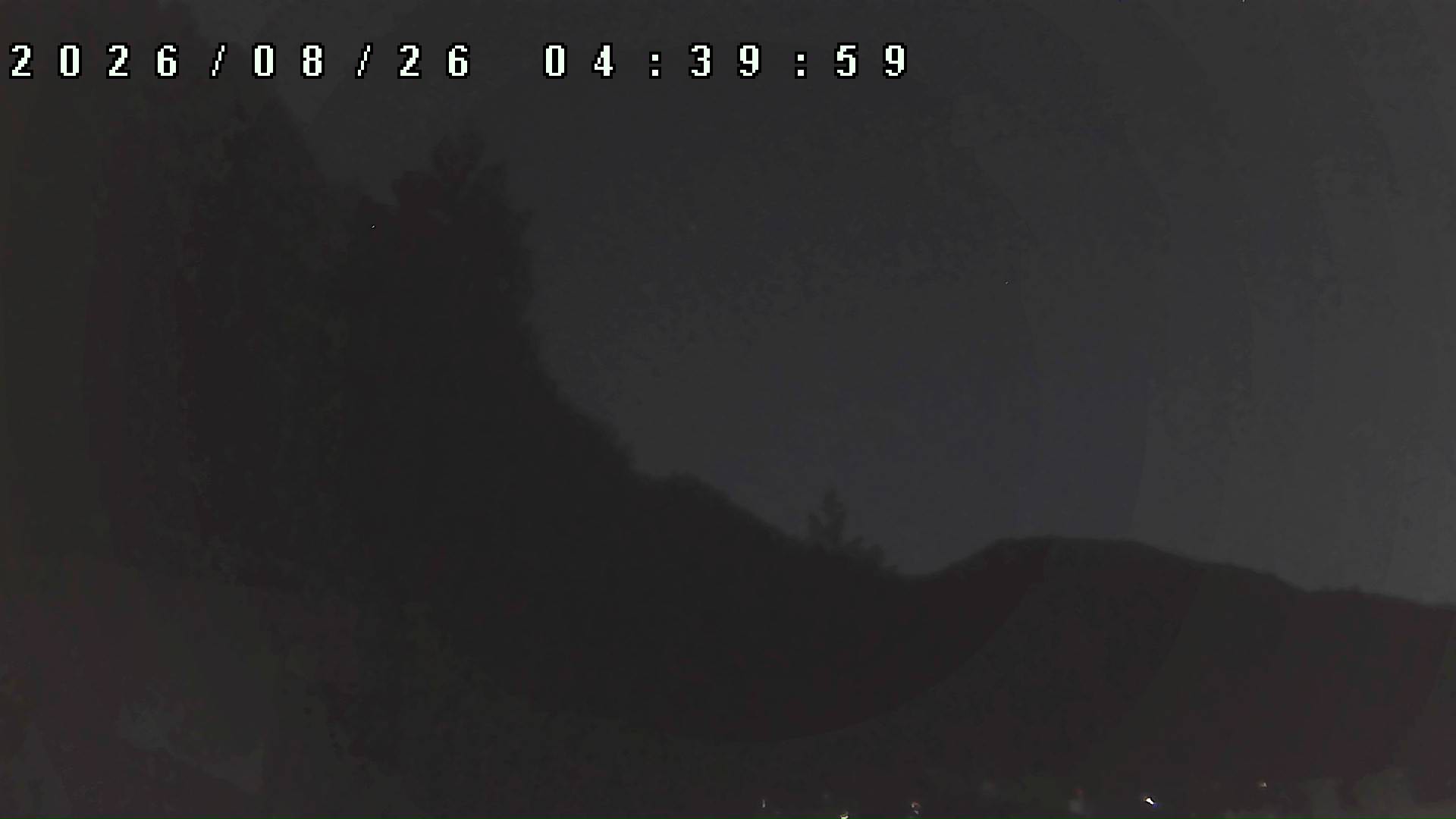 2026年8月26日 04:40ごろの金剛山登山口周辺の空