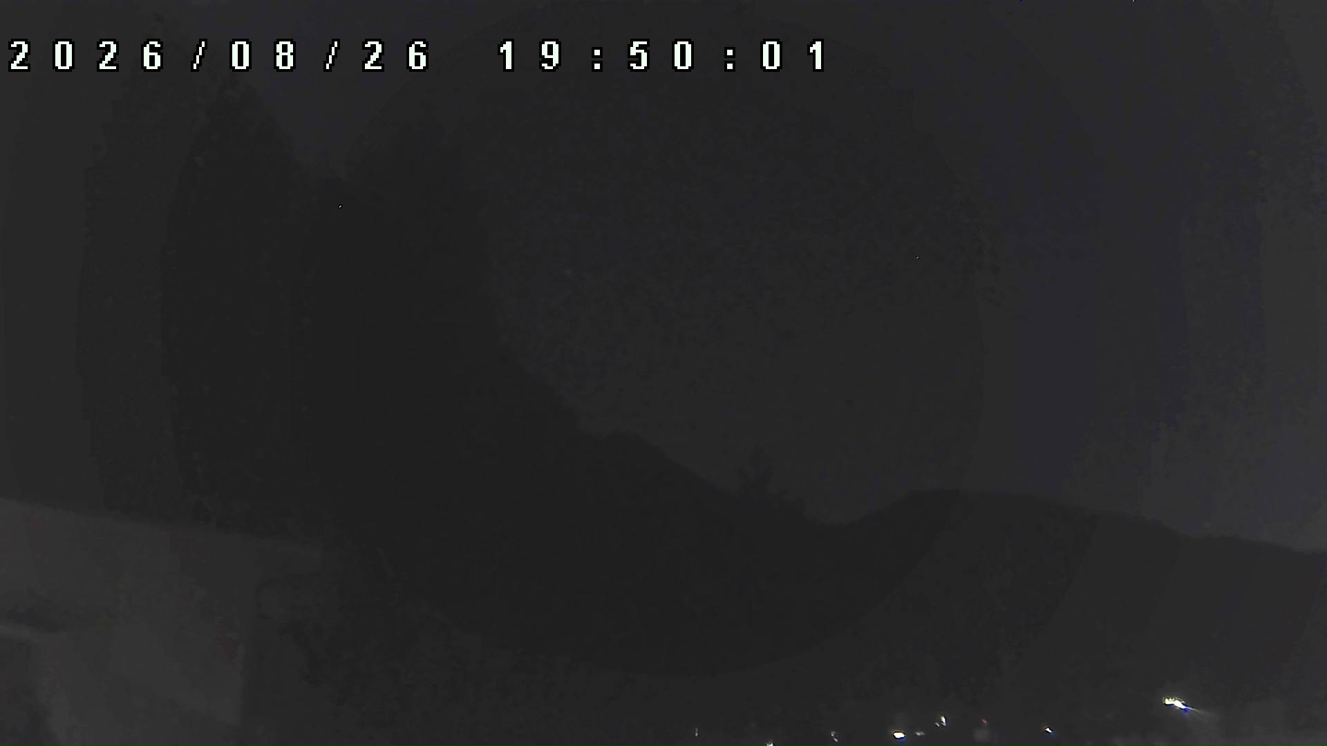 2026年8月26日 19:50ごろの金剛山登山口周辺の空