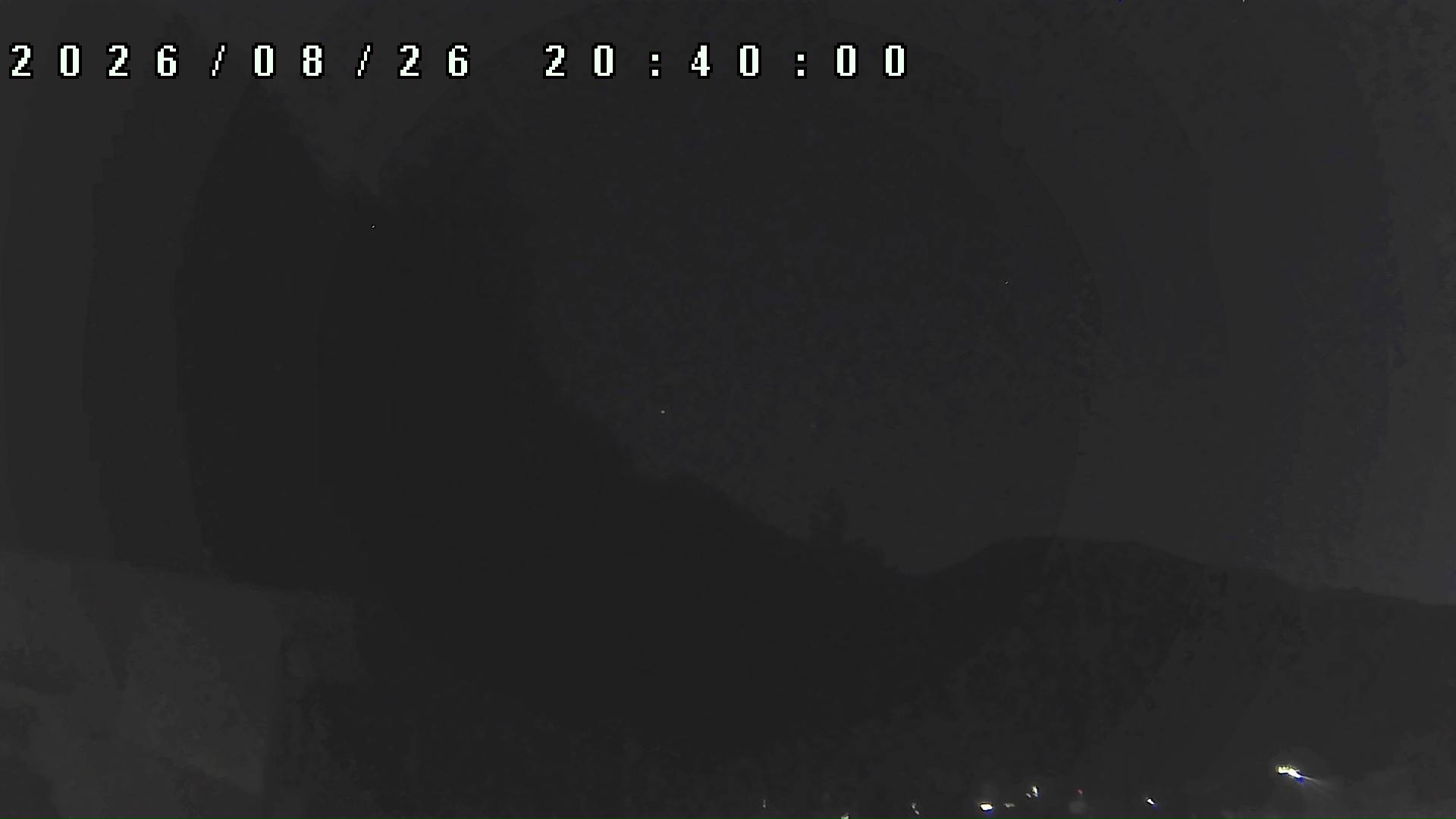 2026年8月26日 20:40ごろの金剛山登山口周辺の空