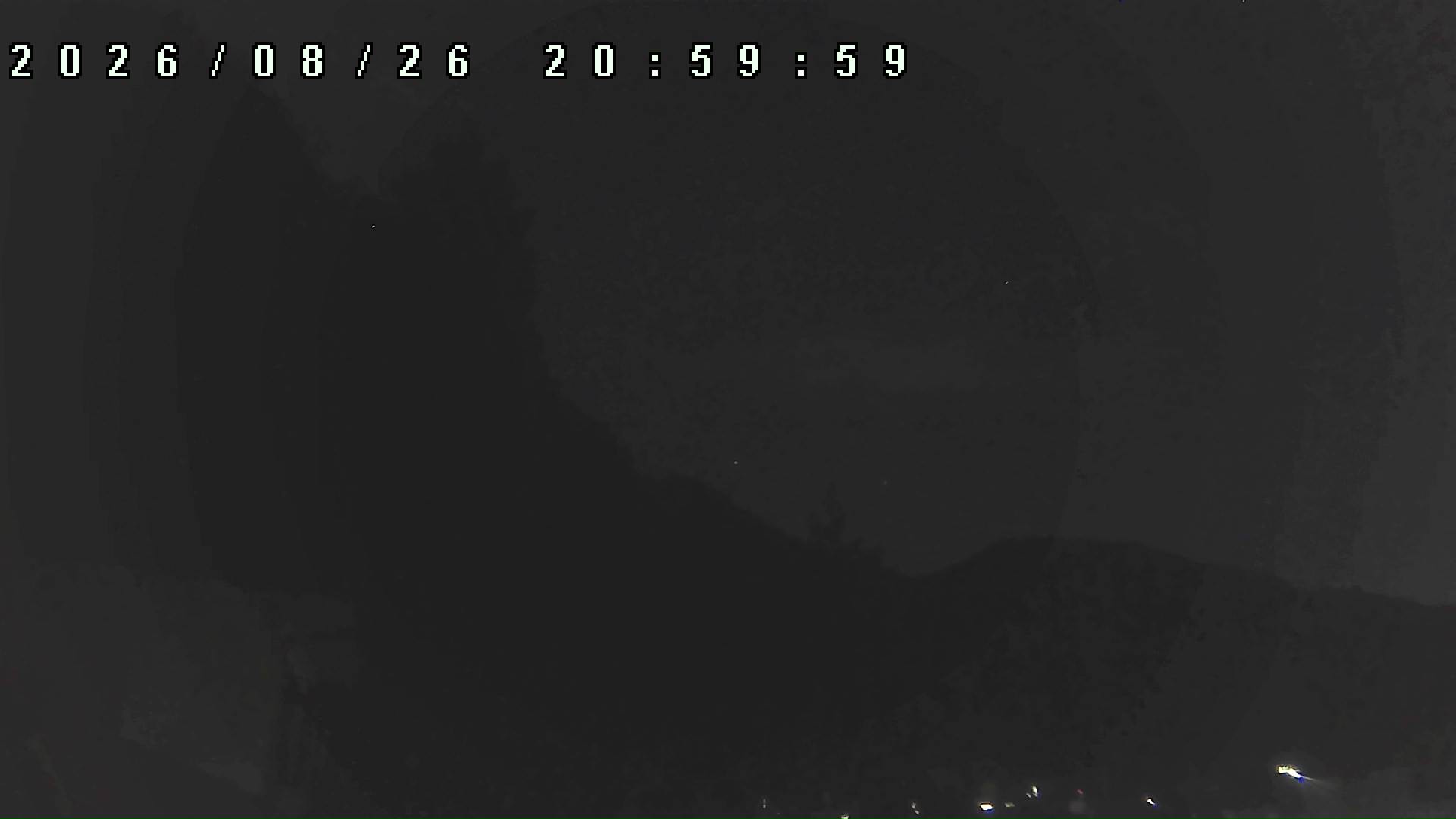 2026年8月26日 21:00ごろの金剛山登山口周辺の空
