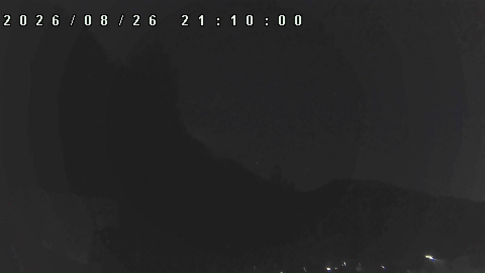 2026年8月26日 21:10ごろの金剛山登山口周辺の空