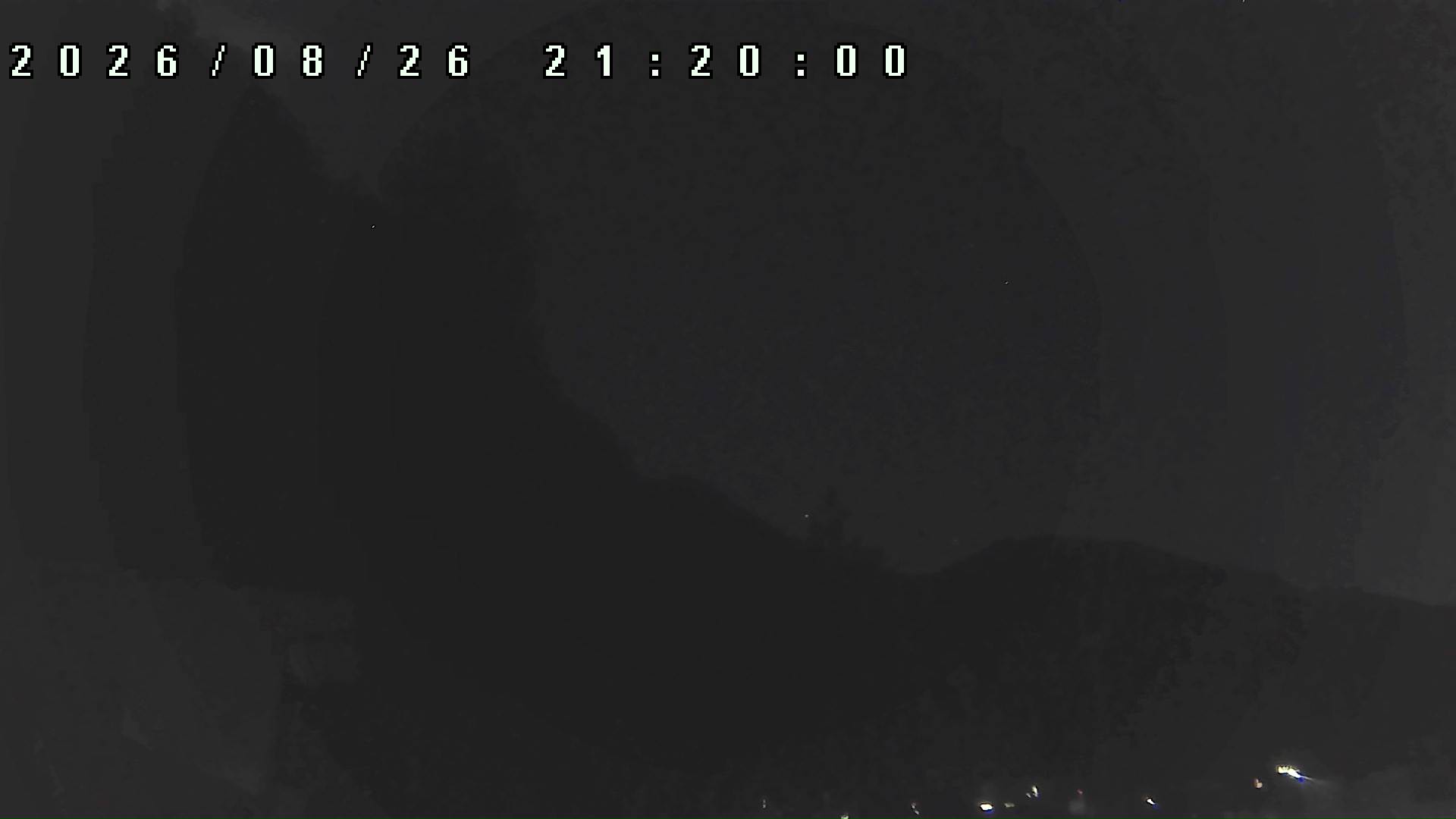 2026年8月26日 21:20ごろの金剛山登山口周辺の空
