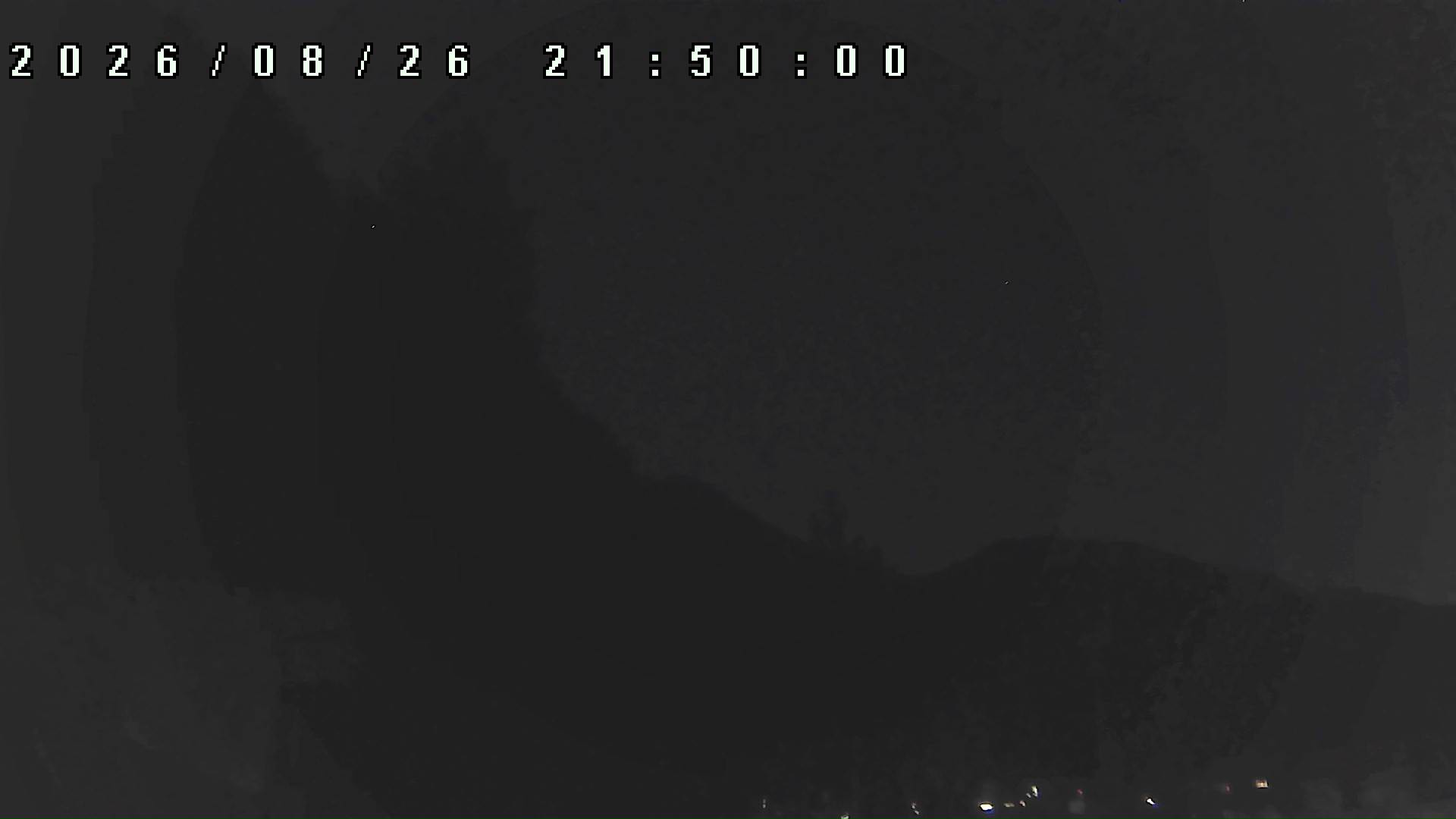 2026年8月26日 21:50ごろの金剛山登山口周辺の空