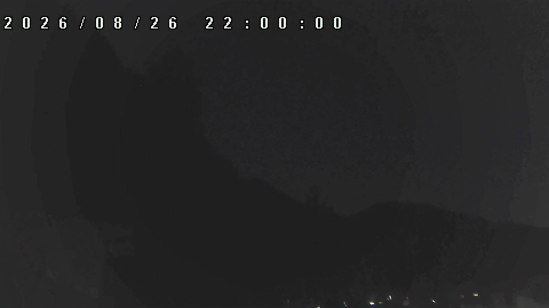 2026年8月26日 22:00ごろの金剛山登山口周辺の空