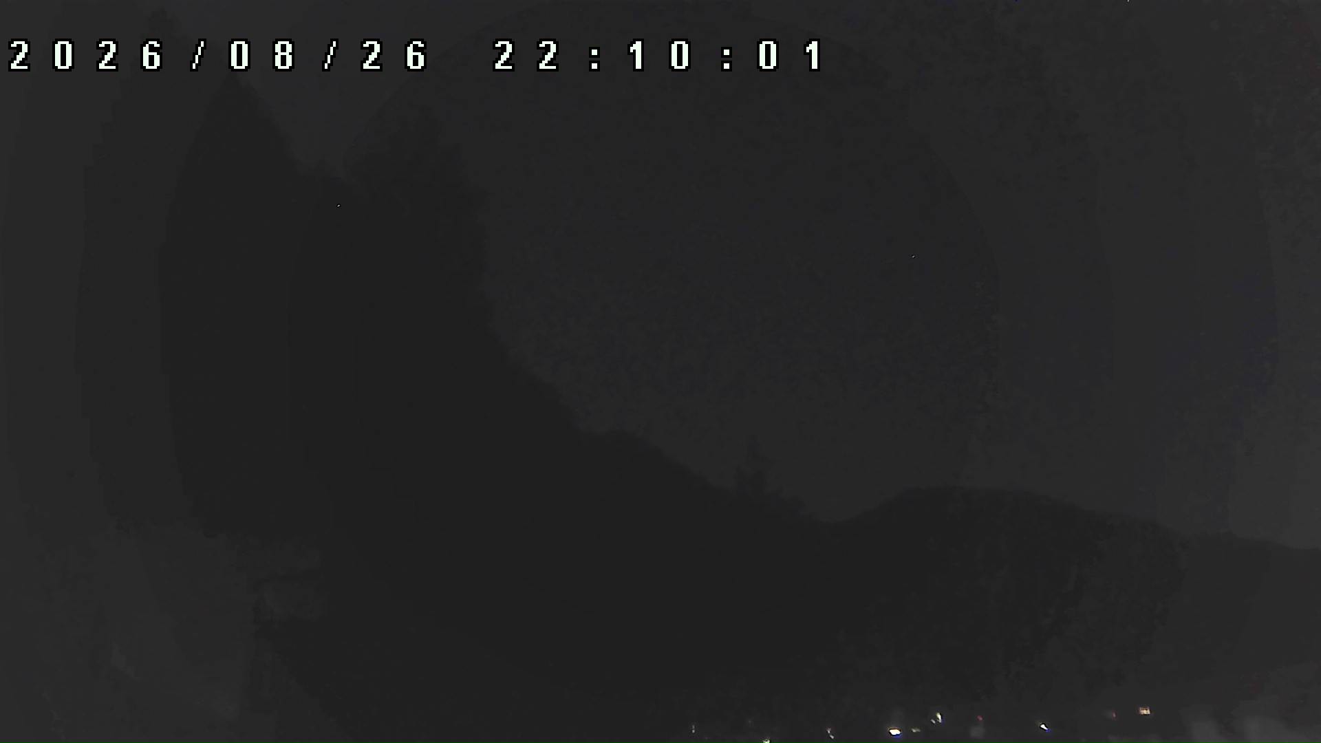 2026年8月26日 22:10ごろの金剛山登山口周辺の空