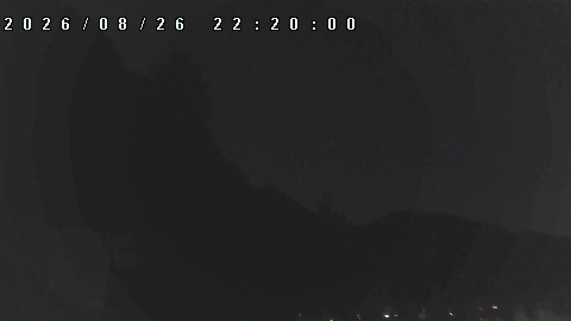 2026年8月26日 22:20ごろの金剛山登山口周辺の空