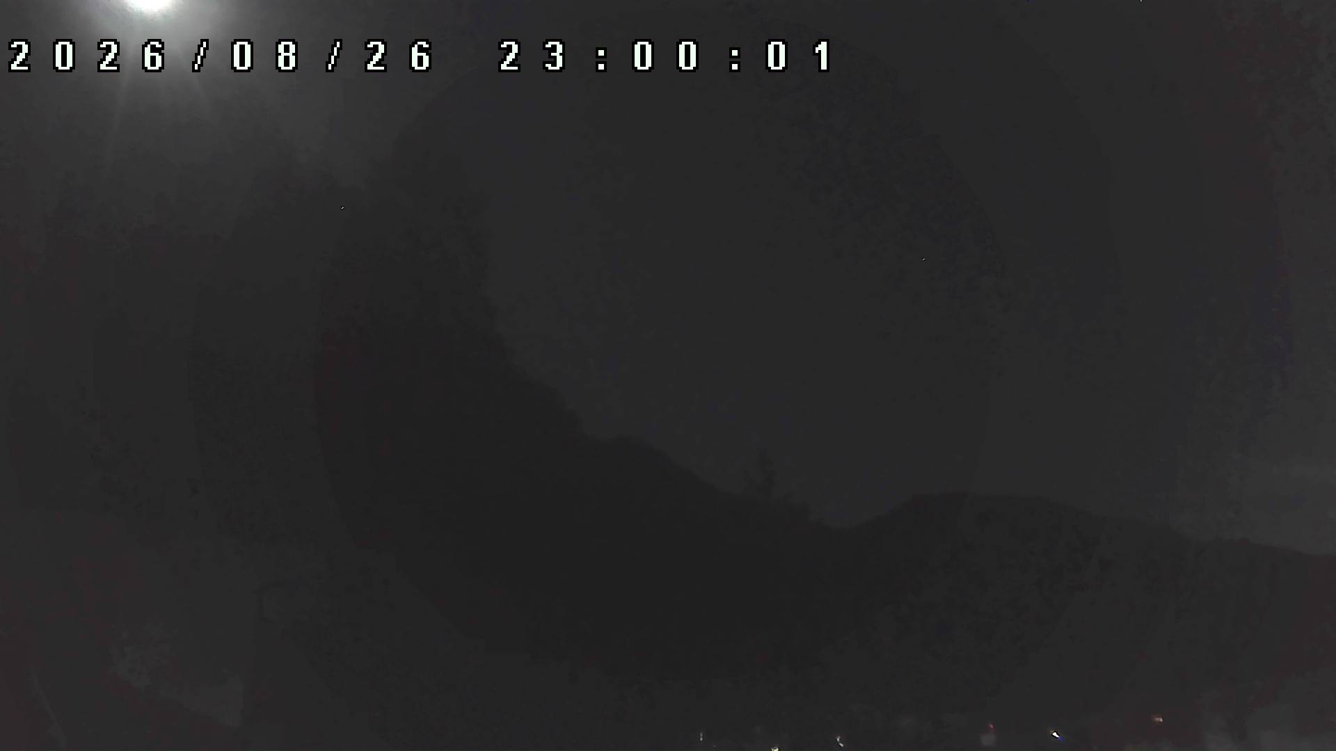 2026年8月26日 23:00ごろの金剛山登山口周辺の空